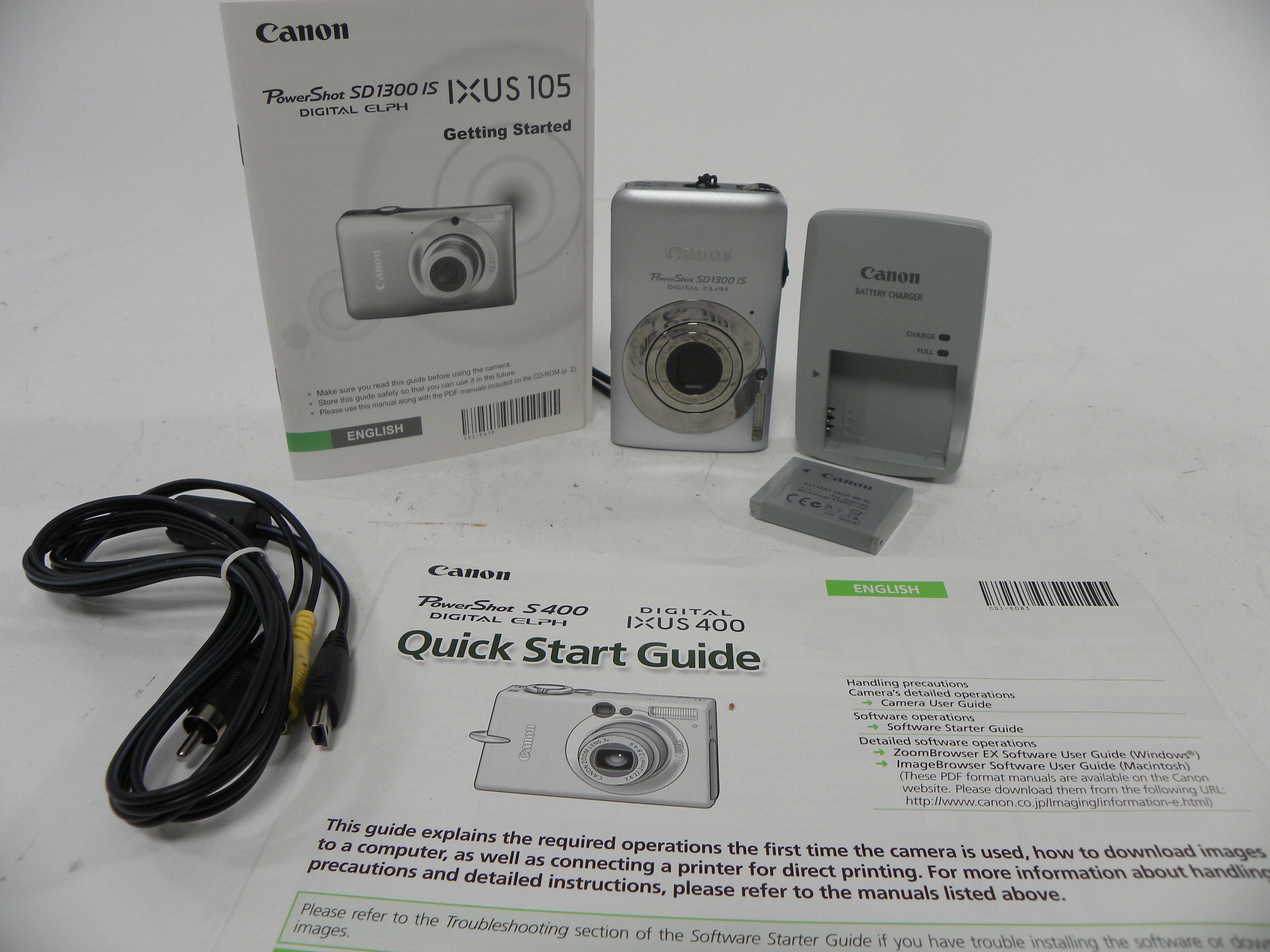 Canon Power Shot SD 1300 IS 12.1mp Digital Camea AS IS