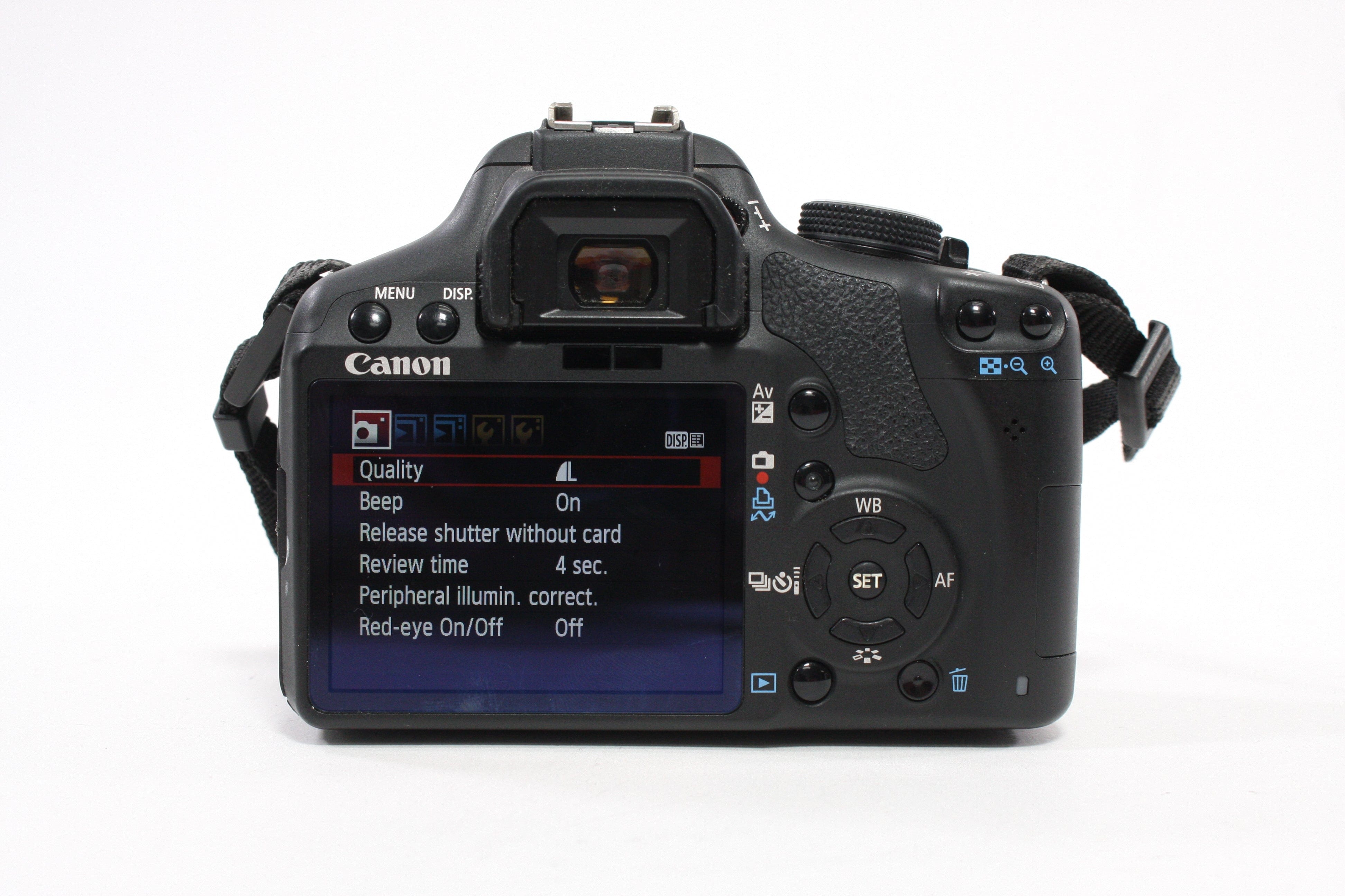 Canon Rebel T1i DSLR Camera with 18-55mm f/3.5-5.6 IS Lens Shutter Count 3,033