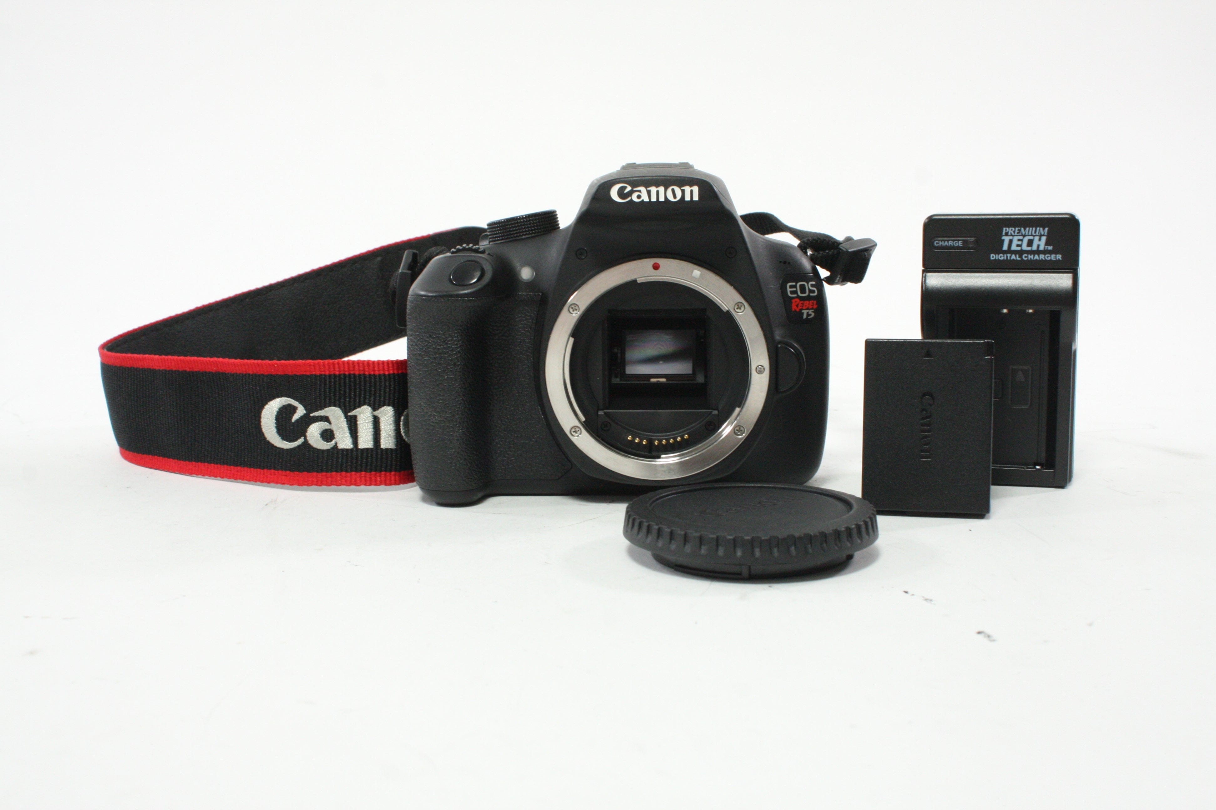 Canon Rebel T5 DSLR Camera Body with Shutter Count 18,169 @ 18%