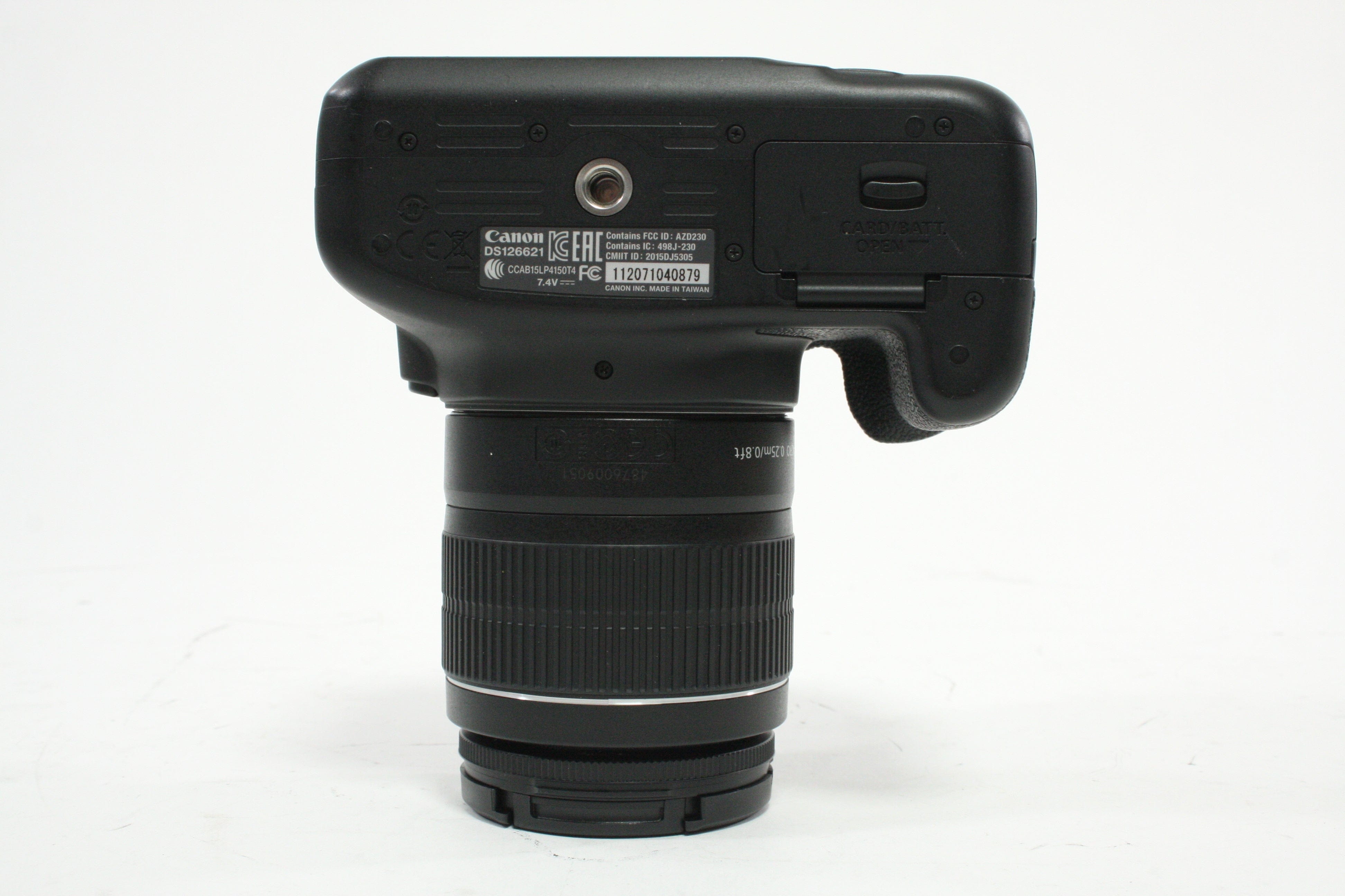 Canon Rebel T6 DSLR Camera with 18-55mm f/3.5-5.6 IS II EF-S Lens with a Shutter Count of 7,362
