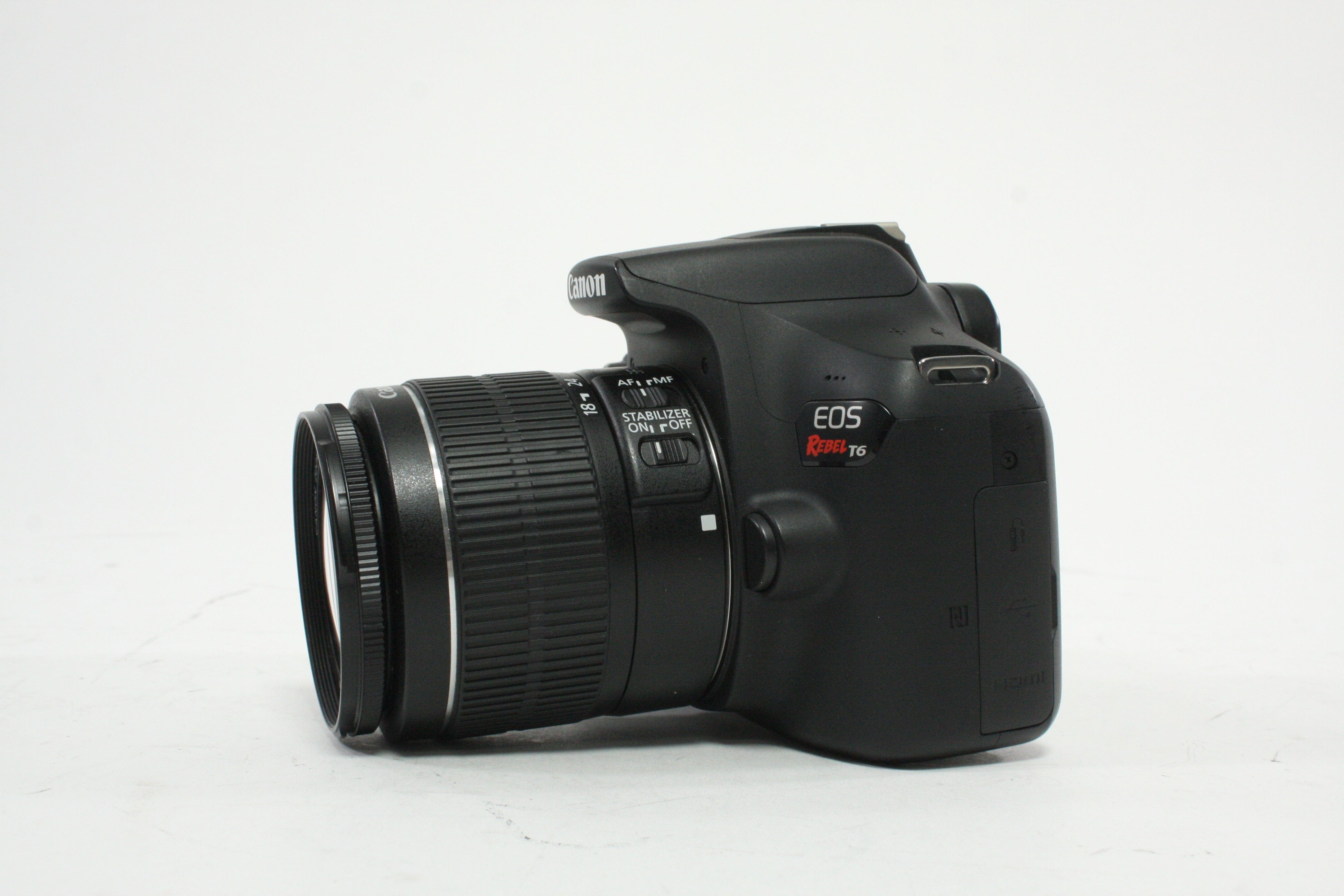 Canon Rebel T6 DSLR Camera with 18-55mm f/3.5-5.6 IS II EF-S Lens with a Shutter Count of 7,362