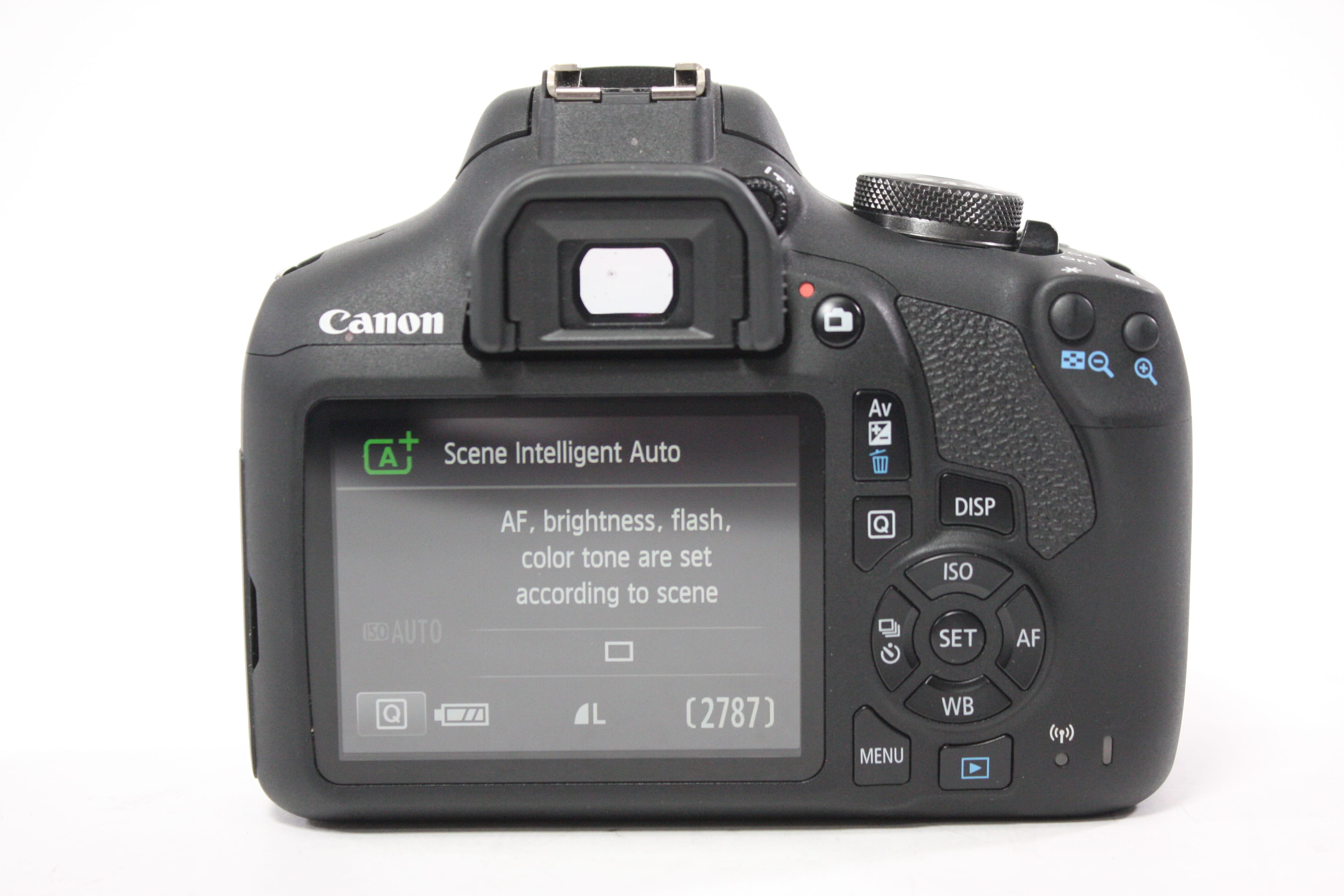 Canon Rebel T7 DSLR Camera with 18-55mm f/3.5-5.6 IS II Lens for EF Mount with Shutter Count 1,373