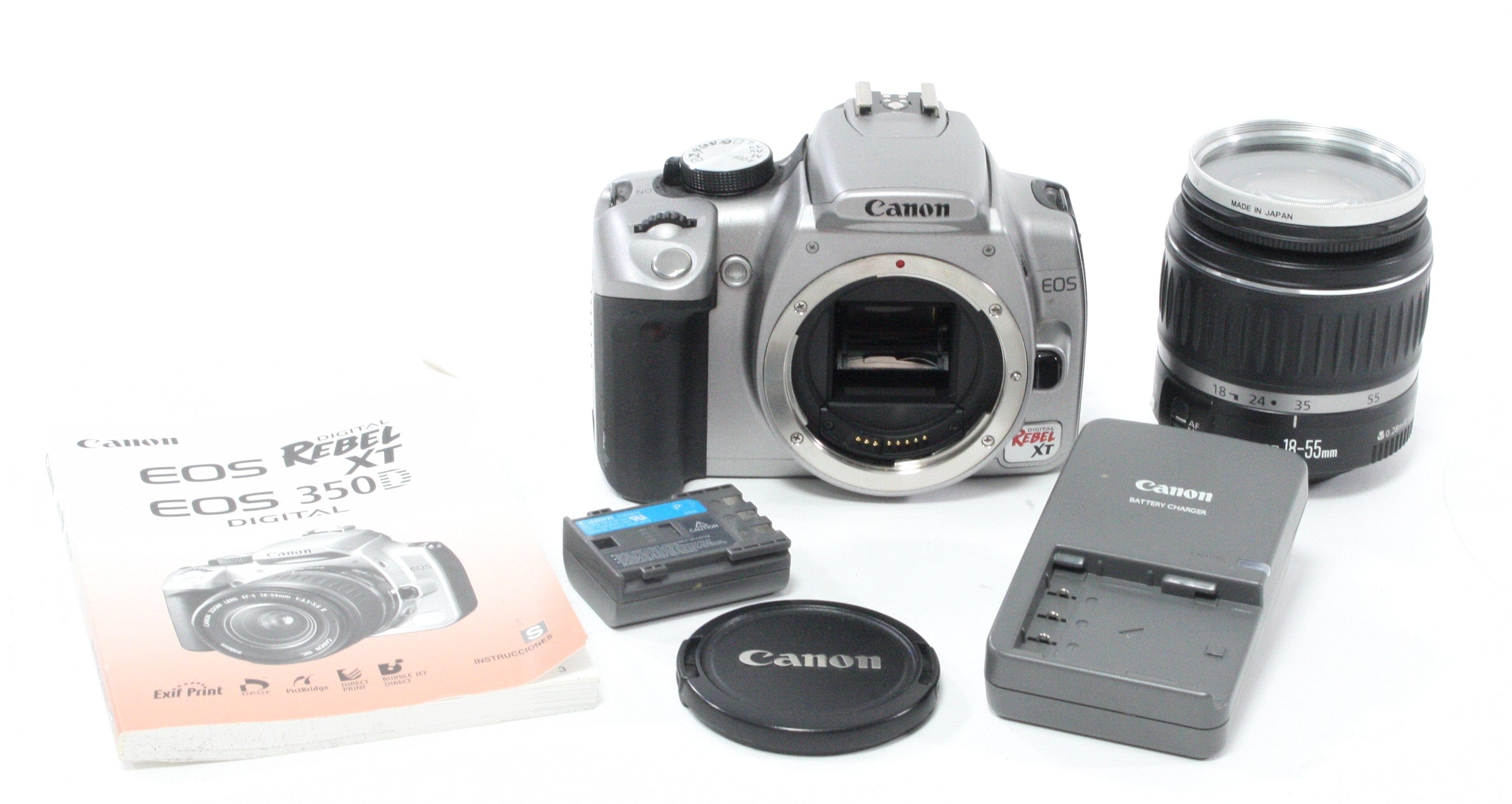 Canon Rebel XT with Canon EF-S 18-55mm f/3.5-5.6 II Lens