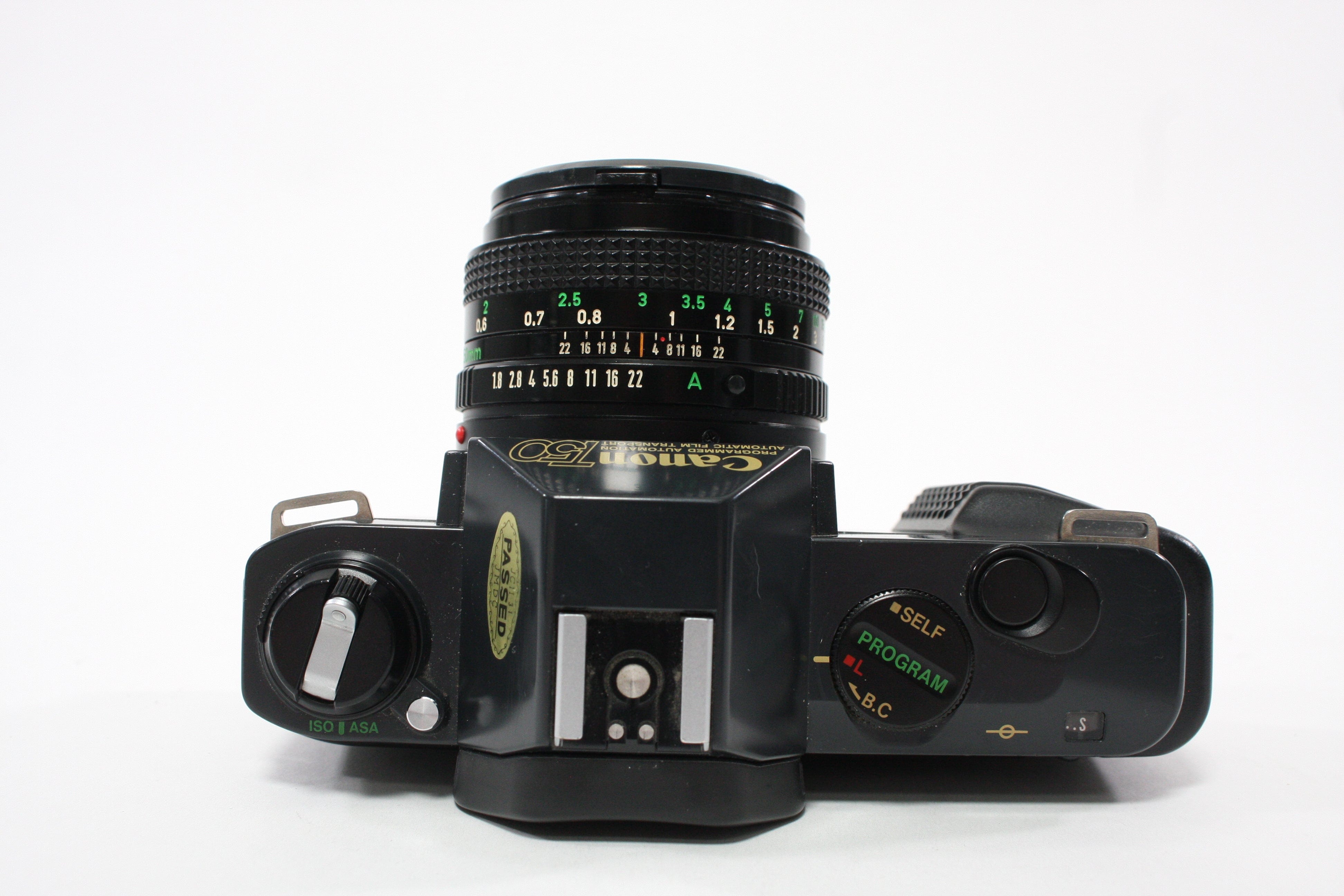 Canon T50 35mm SLR Camera with 50mm f/1.8 FD Lens