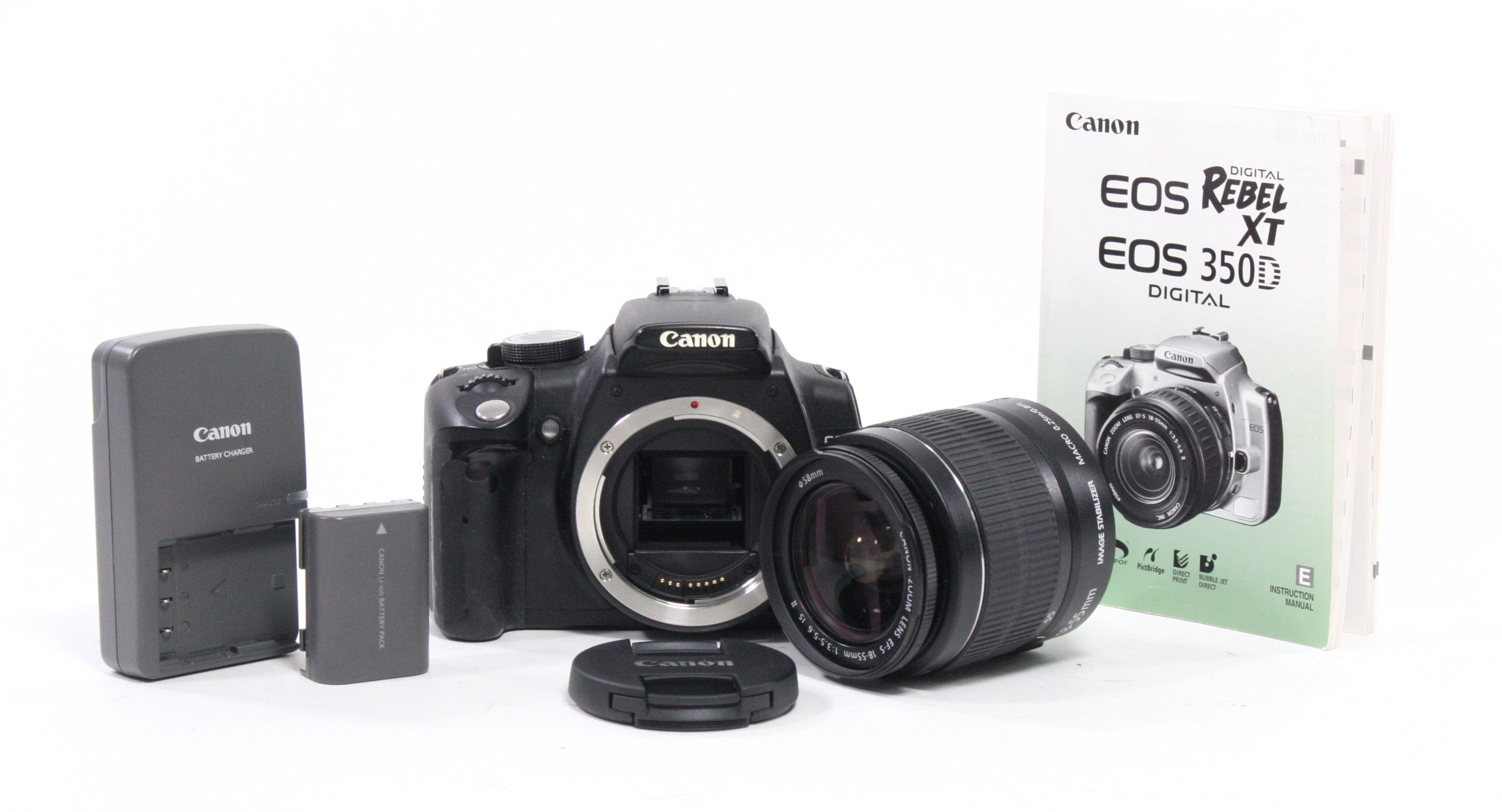 Canon XT DSLR Camera with 18-55mm f/3.5-5.6 IS II Lens