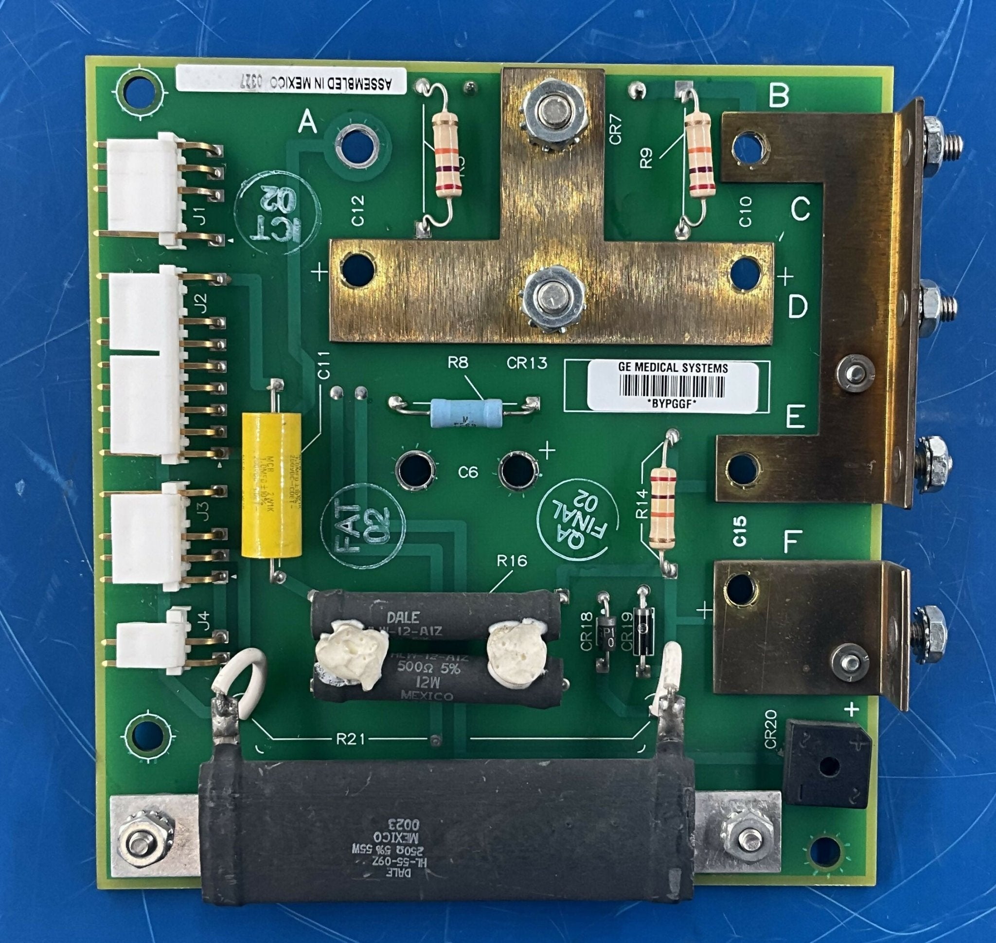 CAPACITOR BOARD (46-288504 G1-A GE