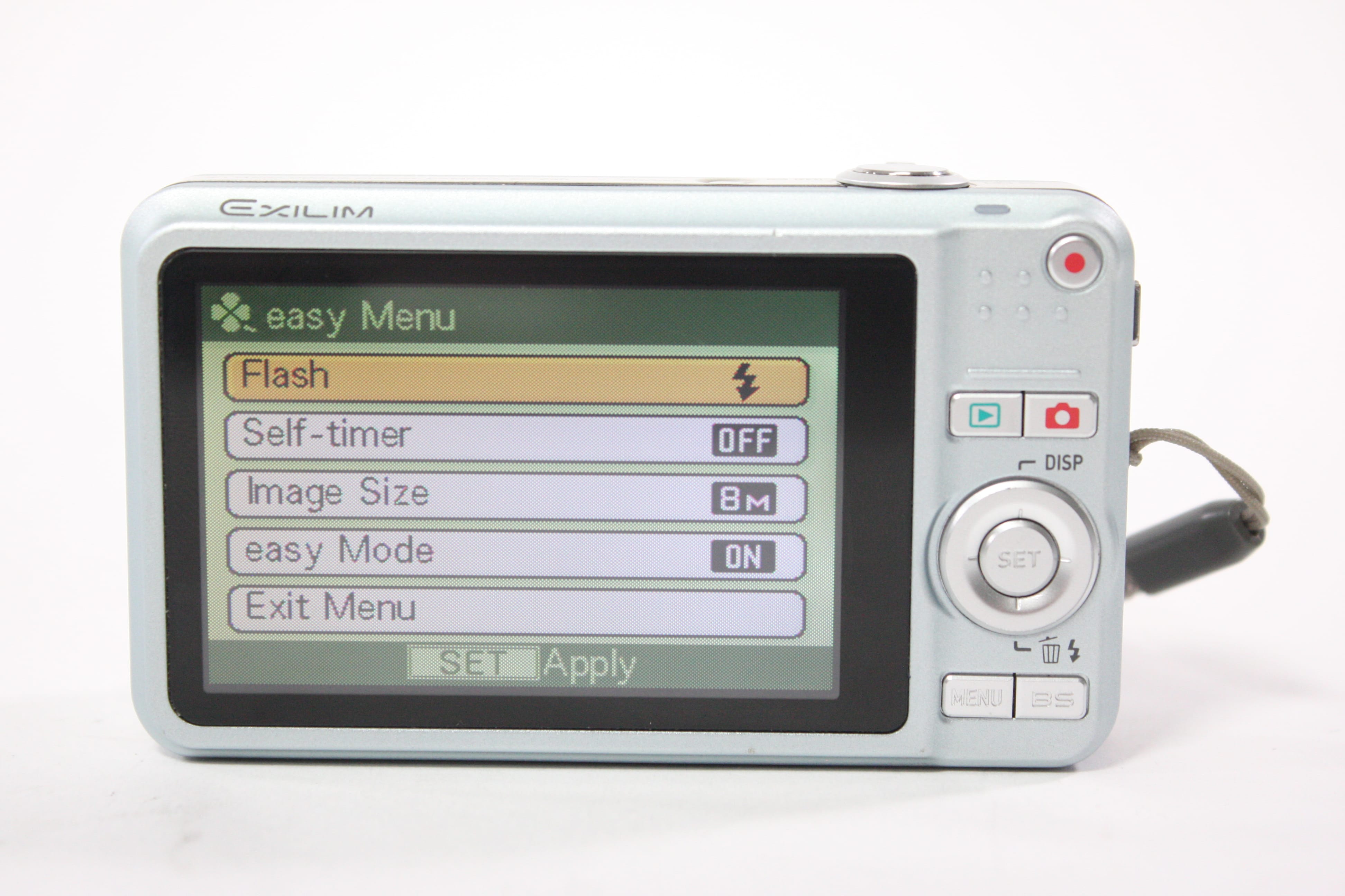 Casio EX-Z80A Digital Point and Shoot Camera 3x Zoom 8.1mp (Light Blue)