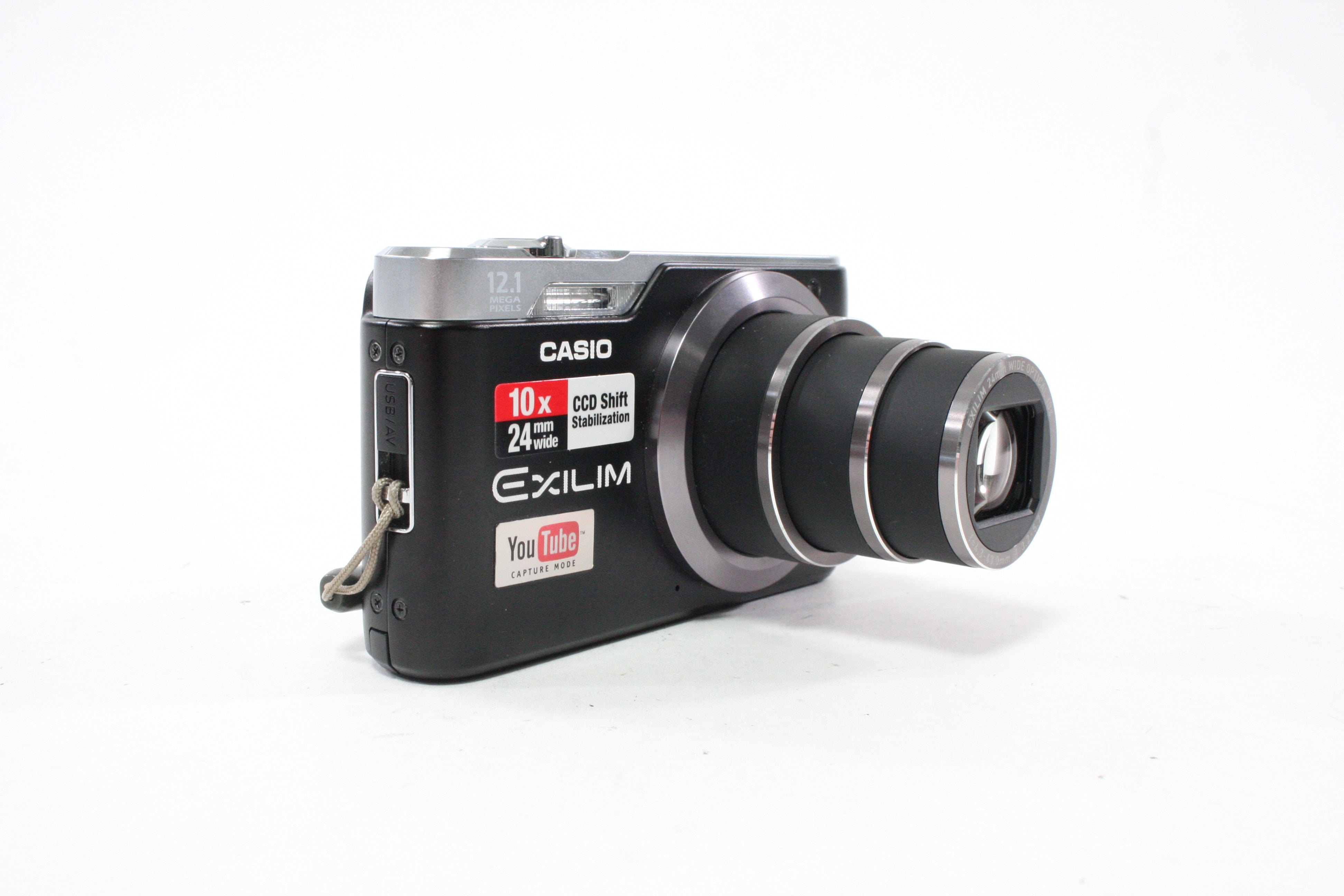 Casio Exilim EX-H5 Black Digital Point-and-Shoot Camera 10x Zoom 12.1mp