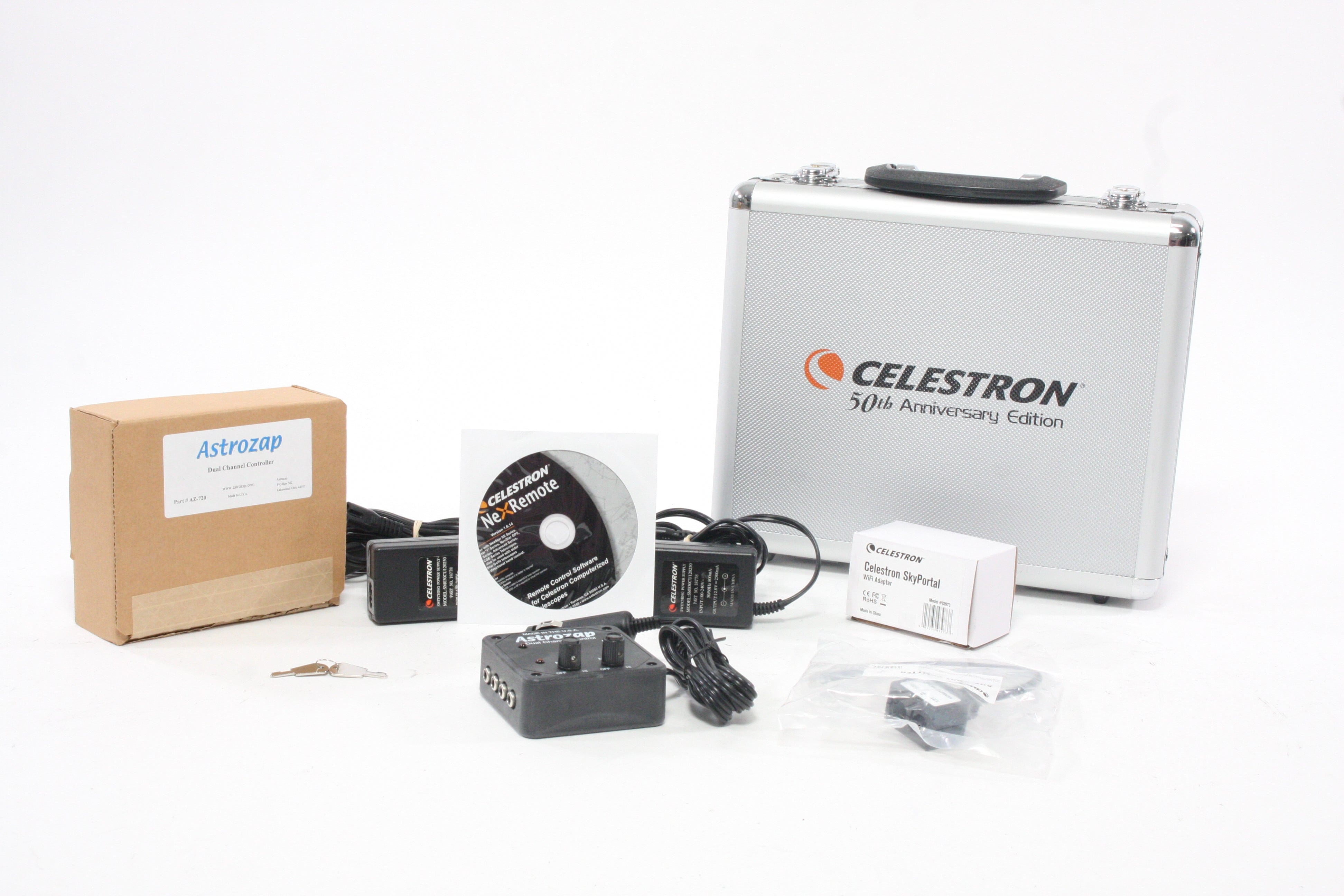 Celestron CPC 800 GPS 50th Edition Telescope and Rolling Case