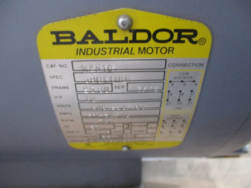 BALDOR M2510 208/230/460V 28-20/13A NSMP