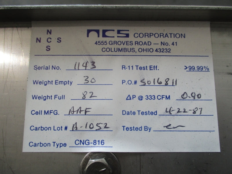NCS A-1052 NSNP
