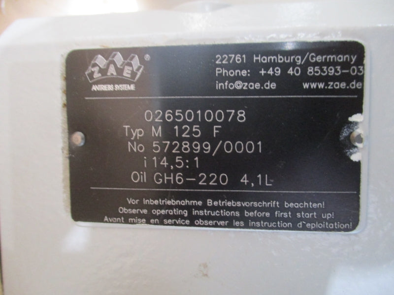 ZAE 0265010078 M125F NSNP