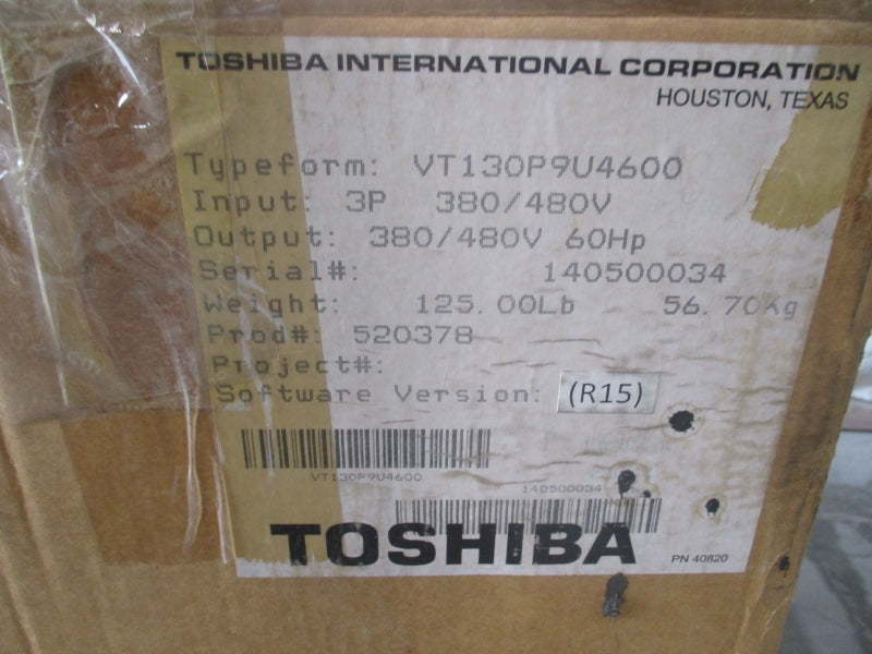 TOSHIBA VT130H9U4600 60HP 380/468V 82A UNMP