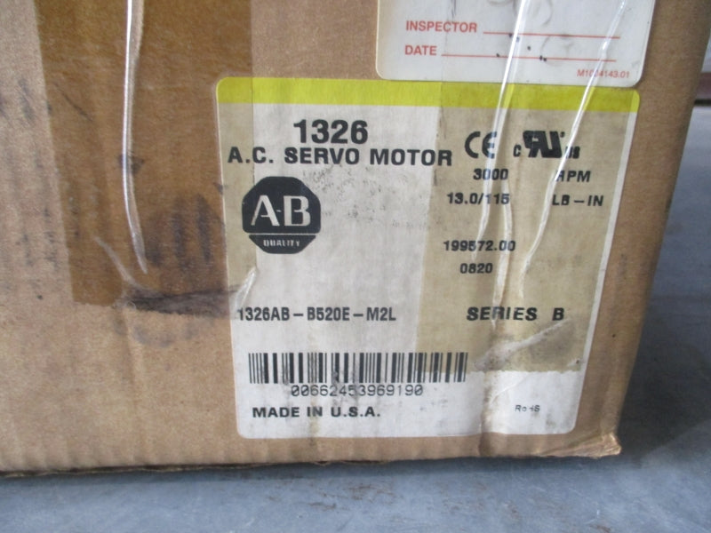 ALLEN BRADLEY 1326AB-B520E-M2L SER. B 460V 6.64A NSMP