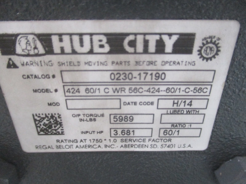HUB CITY 0230-17190 NSMP