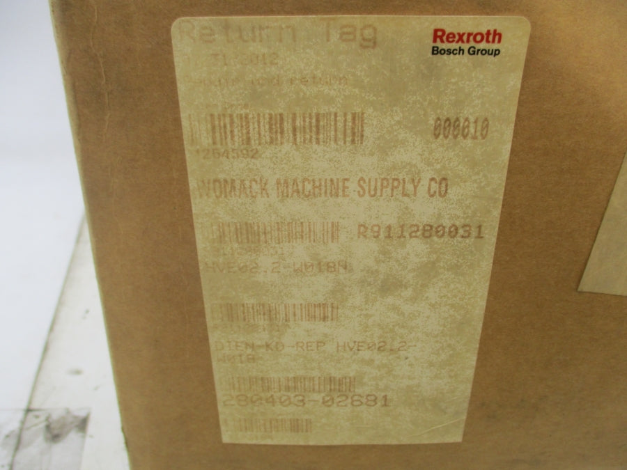 REXROTH HVE02.2-W018N R911280031 NSMP