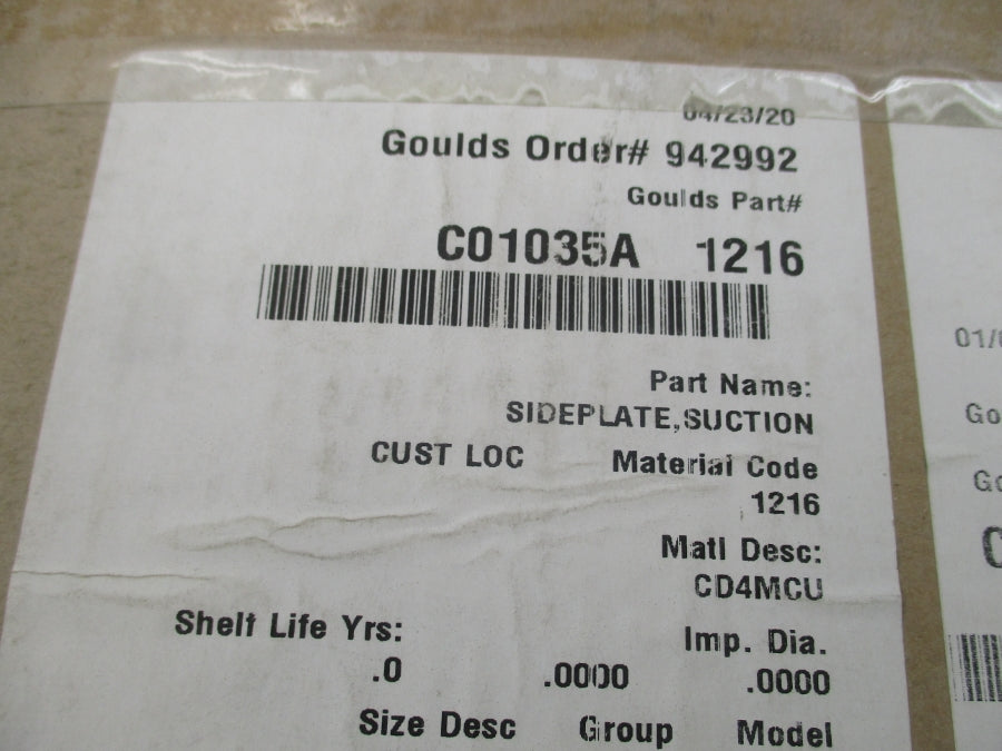 GOULDS C01035A1216 NSMP
