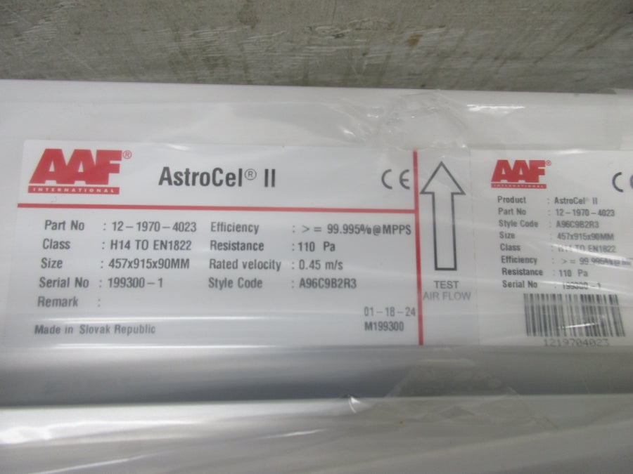 AAF INTERNATIONAL 12-1970-4023 NSMP