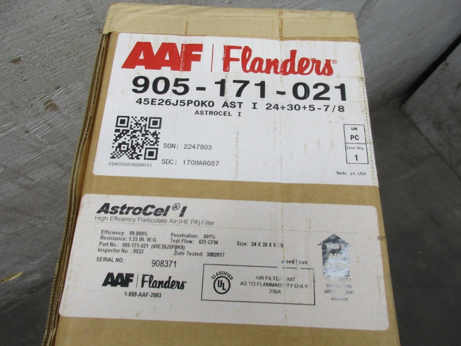 FLANDERS 905-171-021 24+30+5-7/8 NSFS