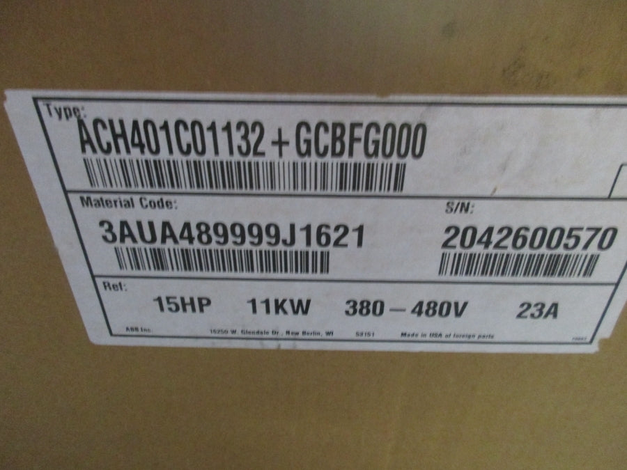 ABB ACH401C01132+GCBFG000 380-480V 21.5A NSMP