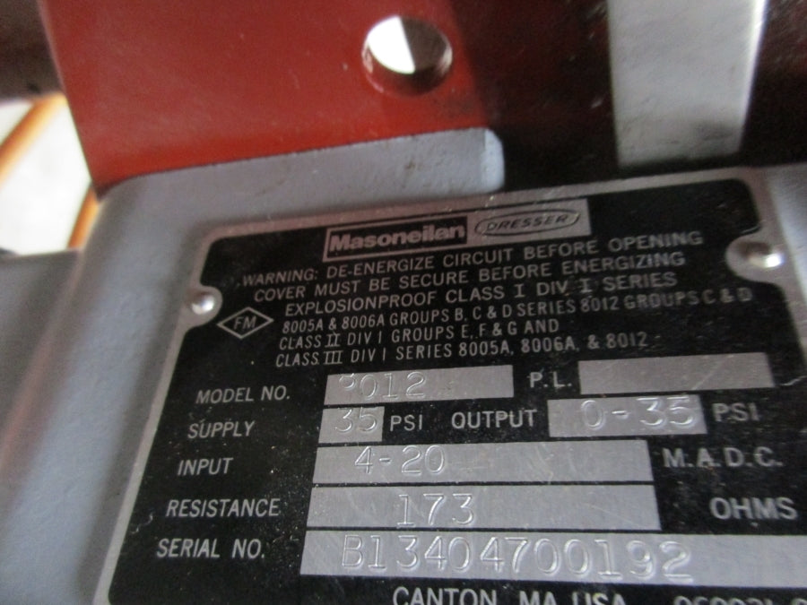 MASONEILAN 88-21124 6-30PSI 2" NSNP