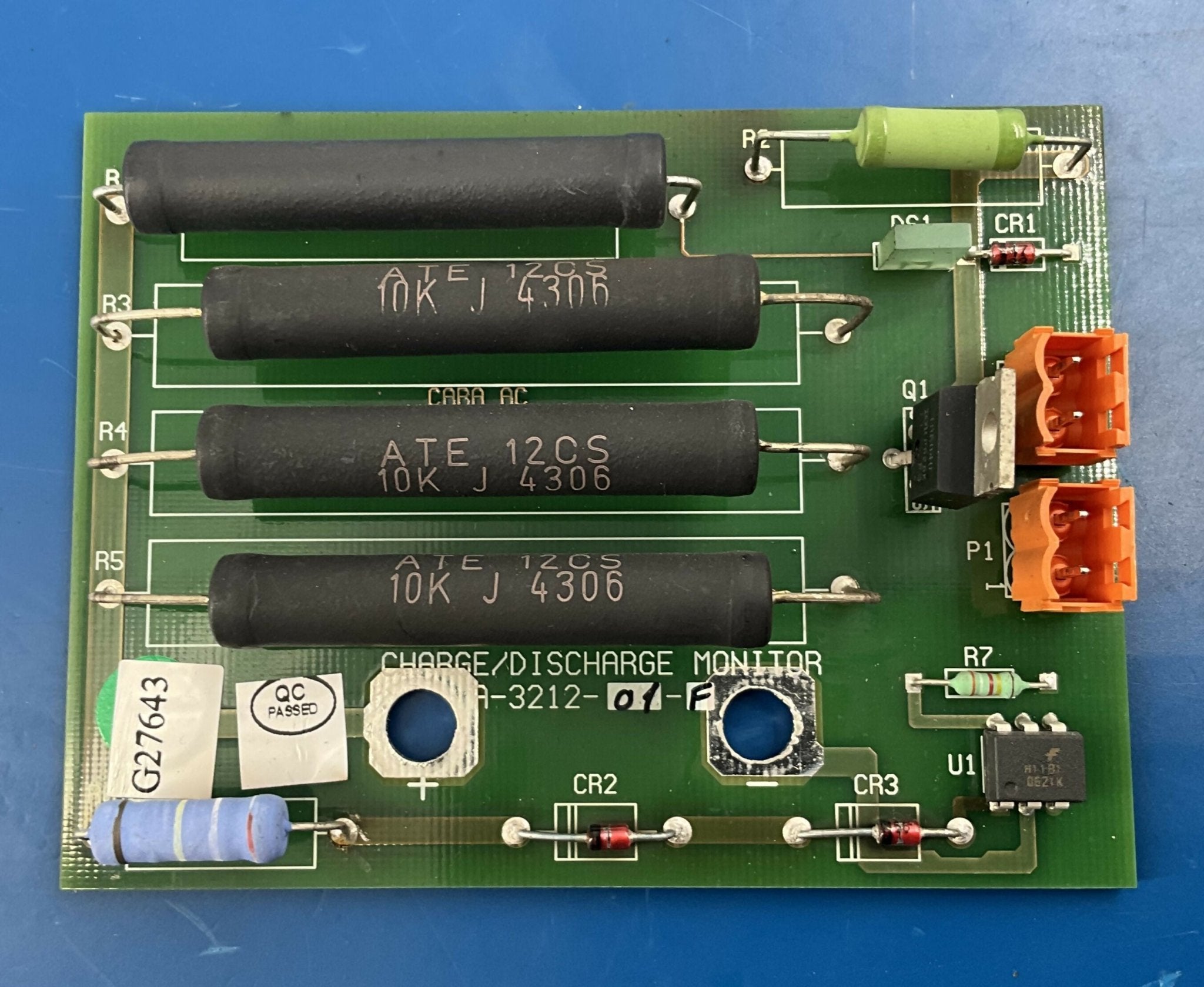 CHARGE/DISCHARGE MONITOR BOARD (A3212-01-F GE