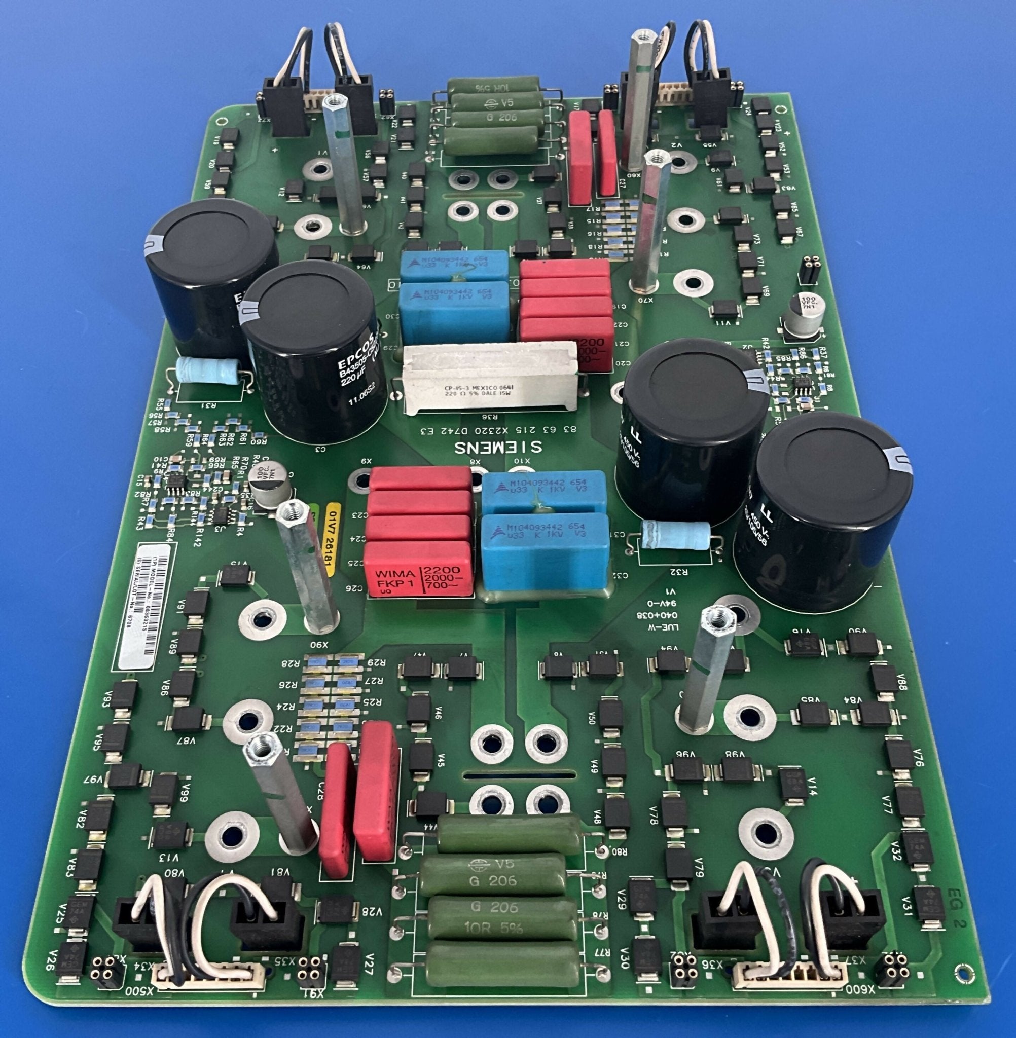 Siemens 8363215 - Circuit Board D742 CT Scanner PCB Angle View | Alo Tech Solutions