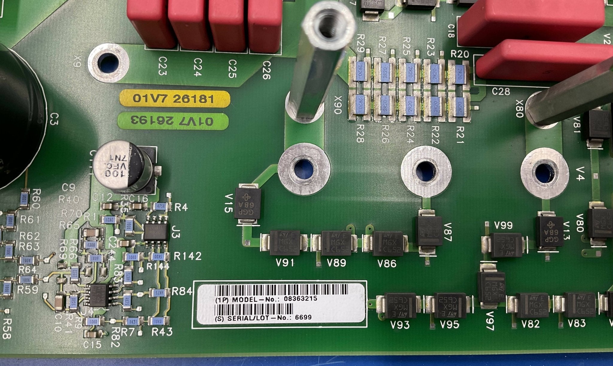 Siemens 8363215 - Circuit Board D742 CT Scanner PCB Side View | Alo Tech Solutions