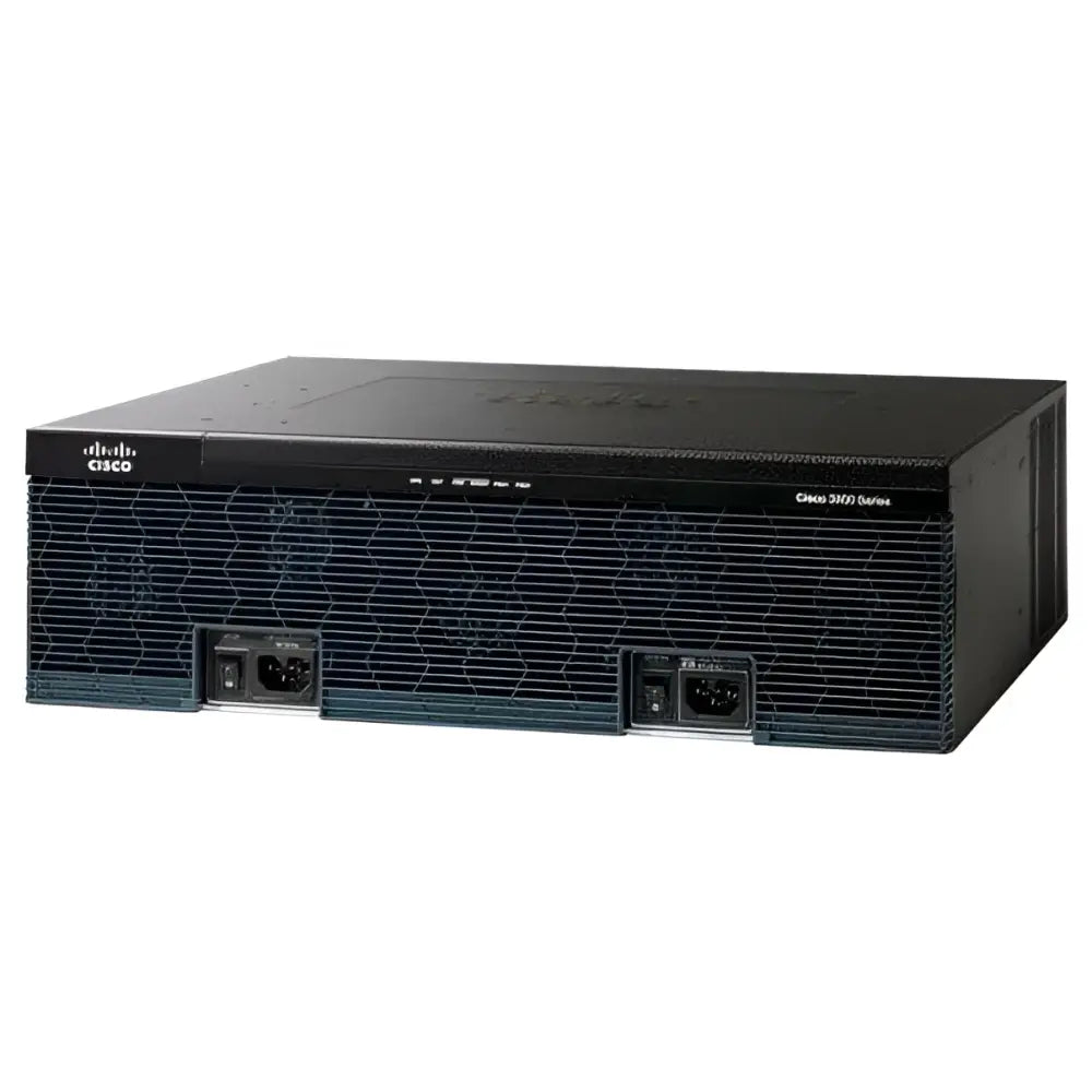 Cisco 3945 Integrated Services Router | SPE150, 3GE, 4EHWIC, 1GB DRAM | CISCO3945/K9 - Refurbished