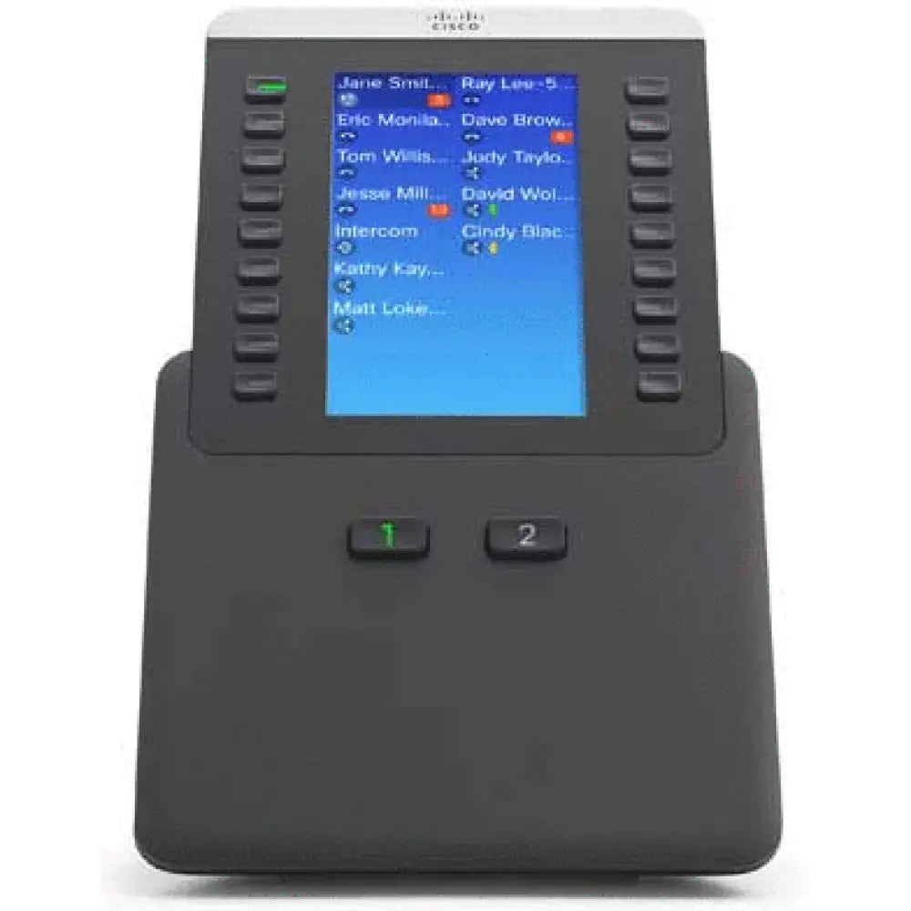 Cisco CP-BEKEM IP Phone 8800 Key Expansion Module - 36 Keys, Color LCD - Refurbished