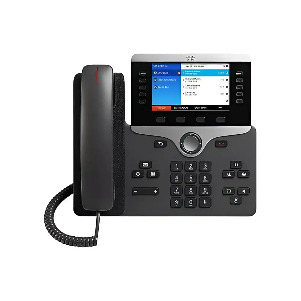 Cisco 8861 IP Phone 5-Line Gigabit Color Wi-Fi Bluetooth PoE CP-8861-K9 - New