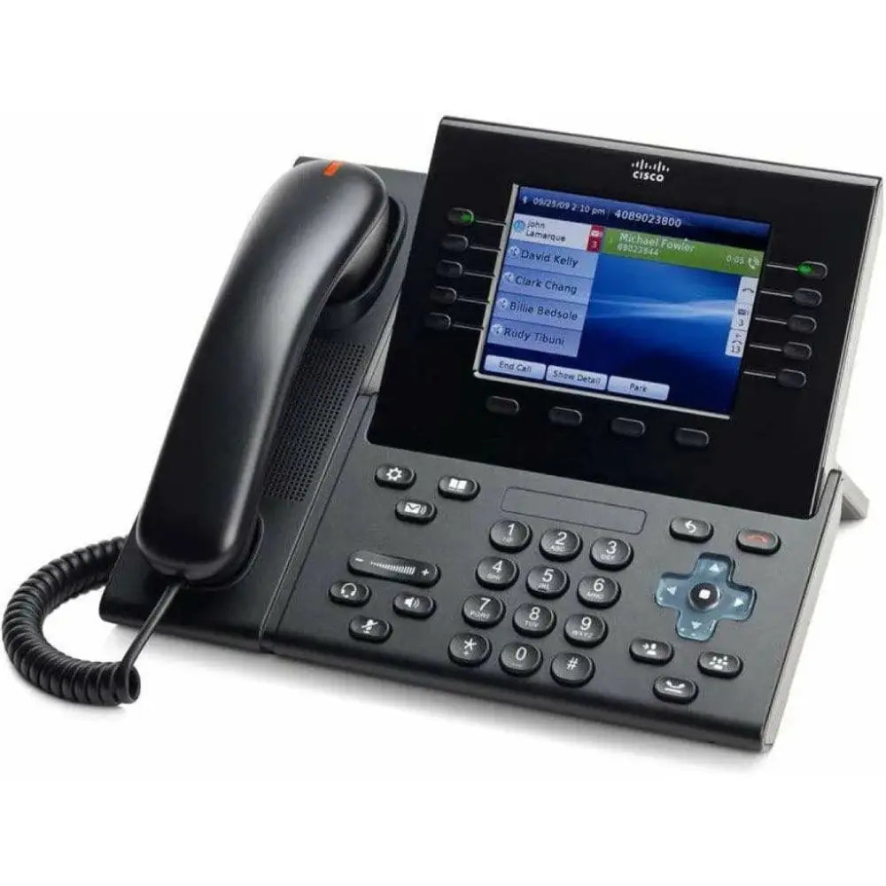 Cisco Unified IP Phone 8961 CP-8961-C-K9 HD Voice Gigabit PoE VoIP Phone - Refurbished