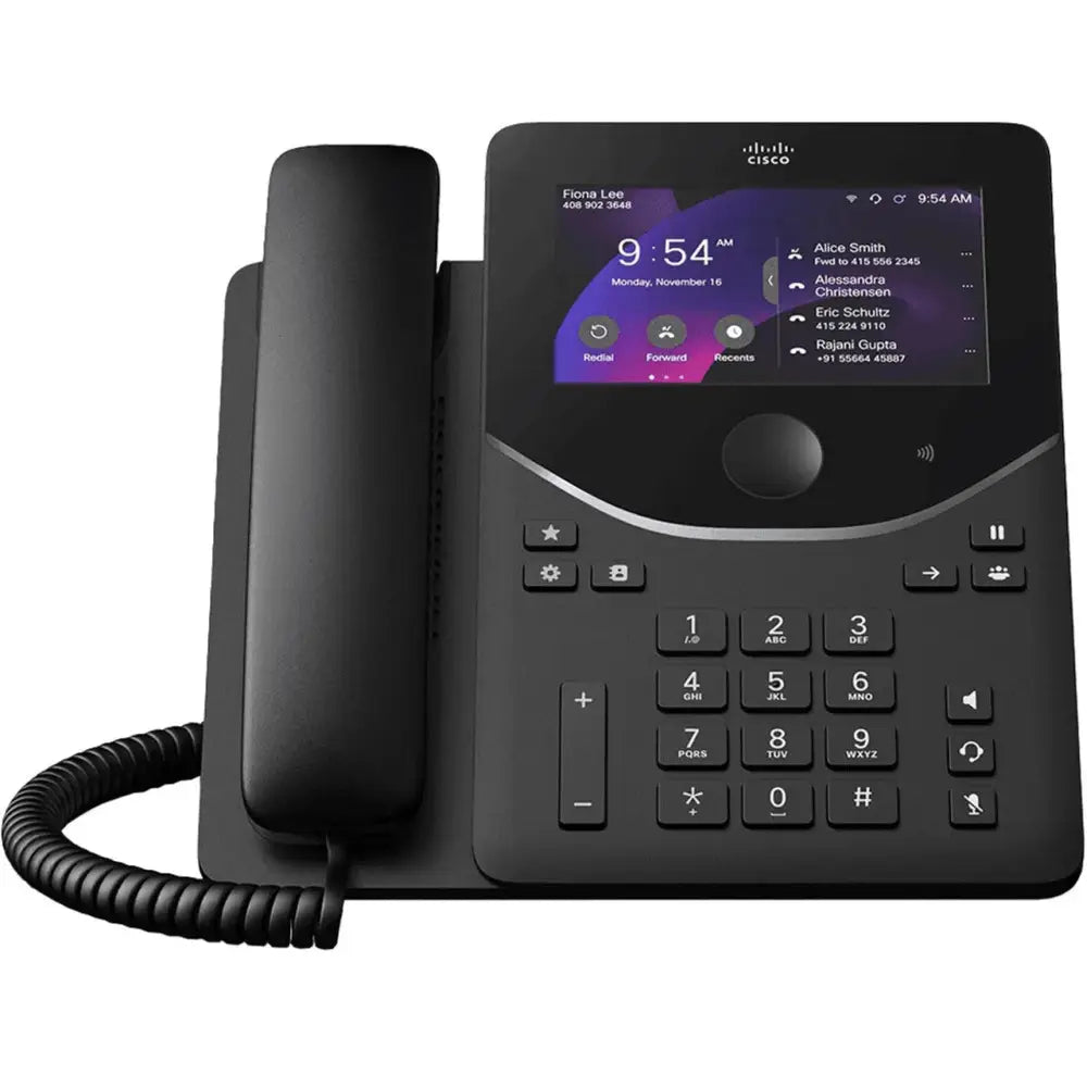 Cisco Desk Phone 9871 IP VoIP Phone Wi-Fi Touchscreen DP-9871-K9 - Refresh