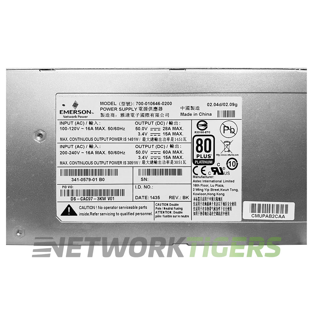 NEW Cisco DS-CAC97-3KW MDS 9700 Series 3000W (3kW) AC Power Supply