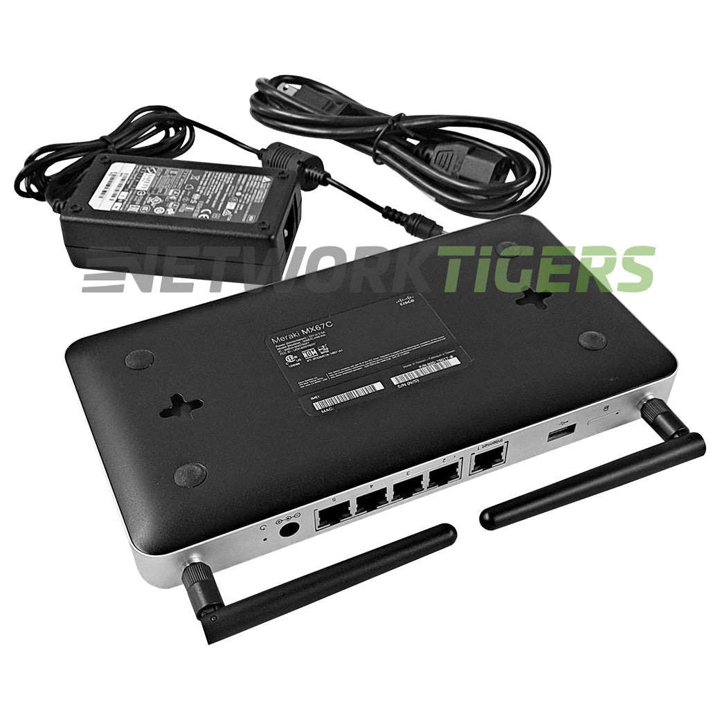 NEW Cisco Meraki MX67C-HW 4x RJ45 LAN 1x RJ45 WAN Unclaimed Firewall