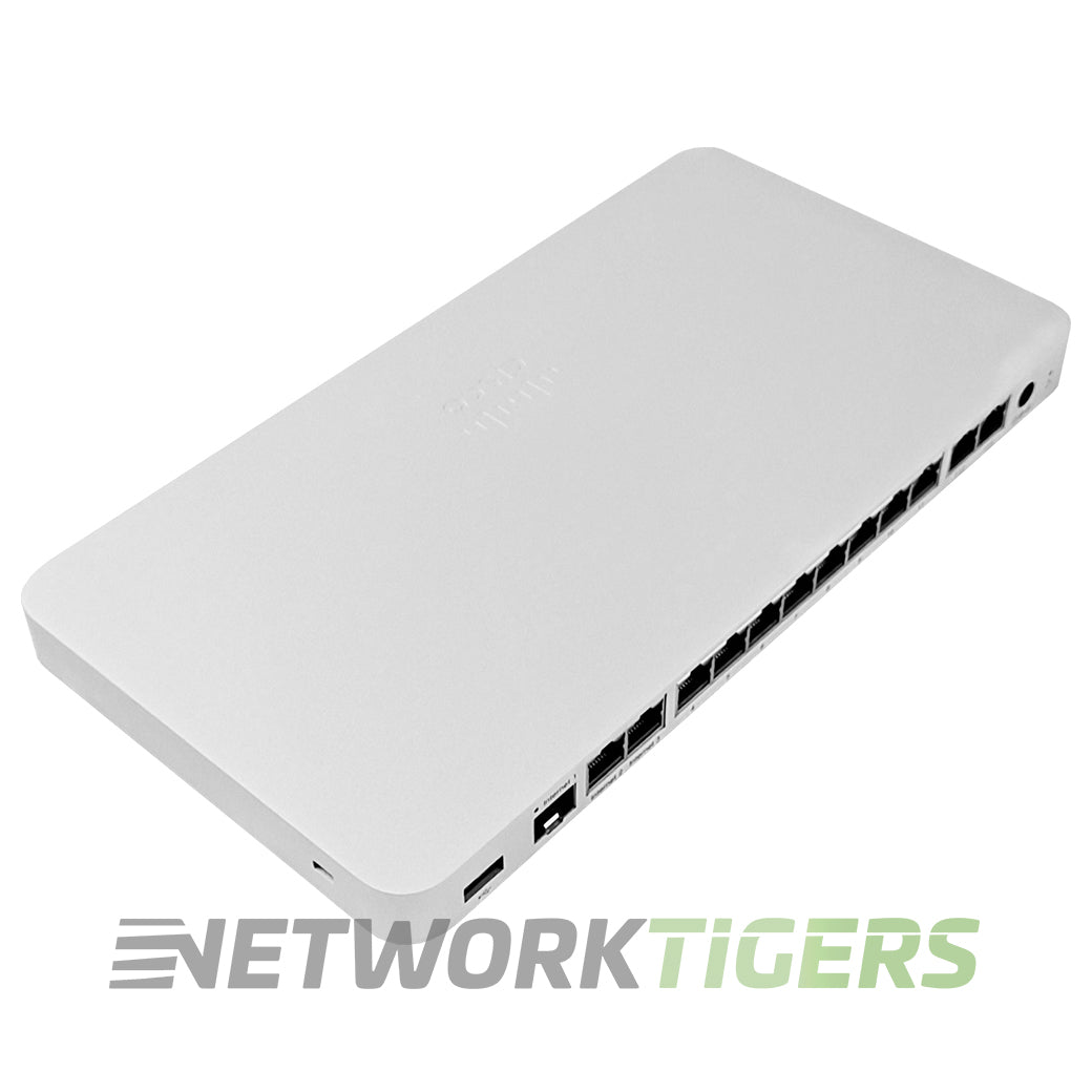 Cisco Meraki MX75-HW 1 Gbps 12x 1GB RJ45 (2x PoE) 1x 1GB SFP Unclaimed Firewall
