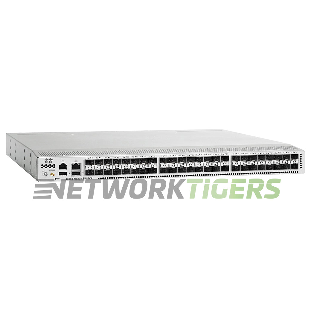 NEW Cisco N3K-C3548P-10GX 48x 10GB SFP+ Back-to-Front Airflow Switch