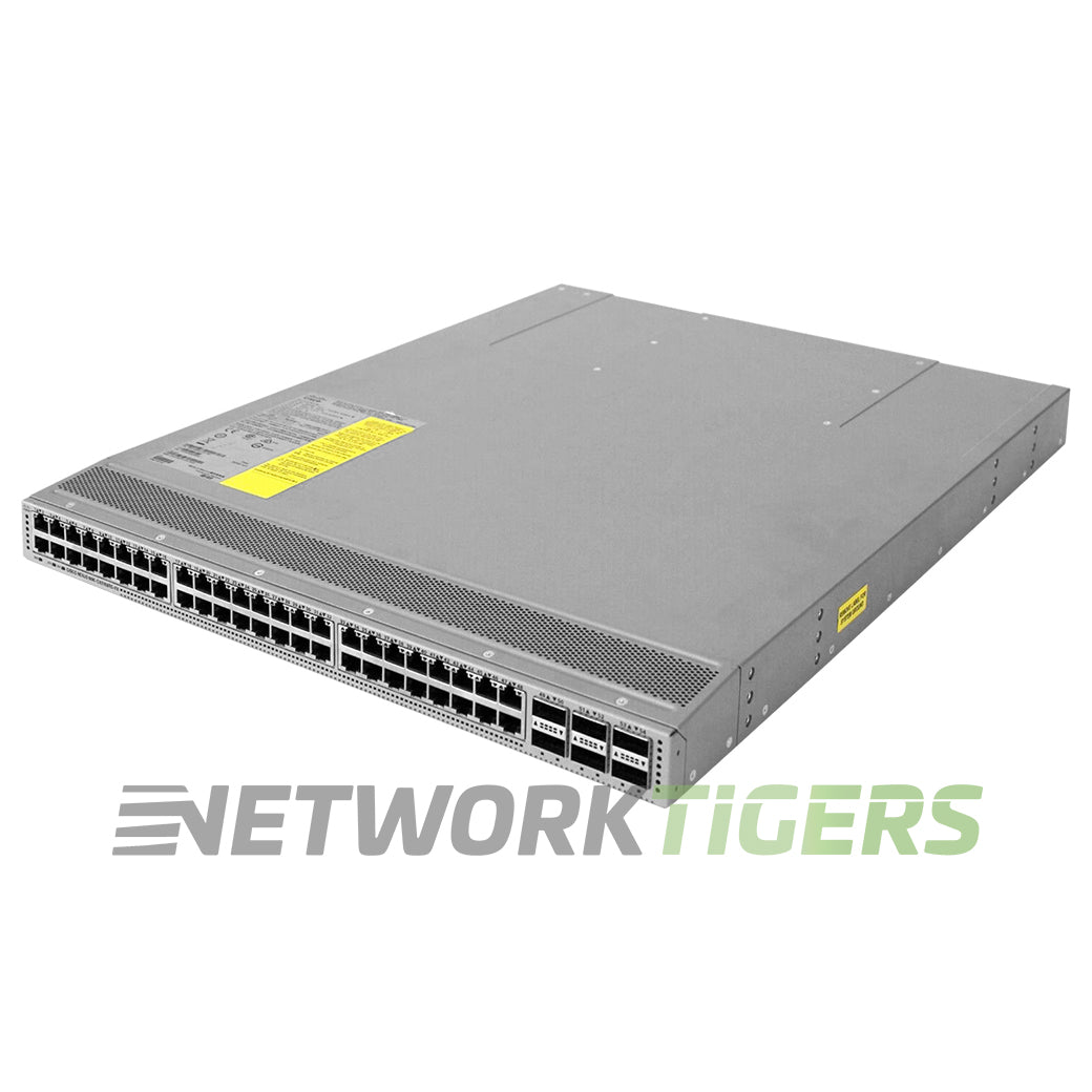 Cisco N9K-C93108TC-FX 48x 10GB Copper 6x 100GB QSFP28 MACsec B-F Air Switch