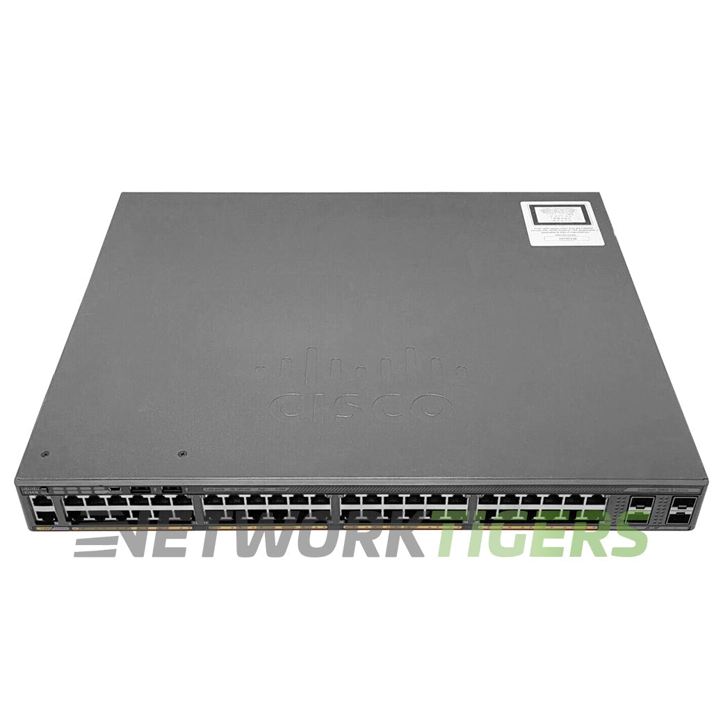 NEW Cisco WS-C2960X-48LPS-L 48x 1GB PoE+ RJ-45 4x 1GB SFP Switch