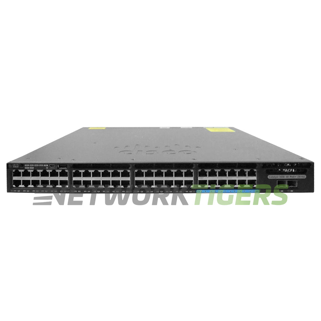 Cisco WS-C3650-12X48FD-L (36x 1GB 12x MultiGB) PoE+ RJ45 2x 10GB SFP+ Switch
