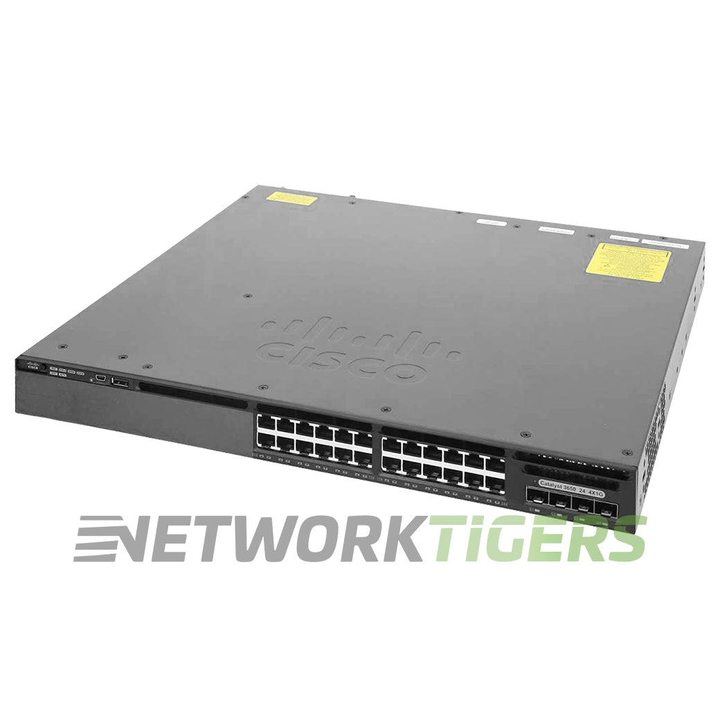 NEW Cisco WS-C3650-24TD-L 24x 1GB RJ45 2x 10GB SFP+ 2x 1GB SFP Switch
