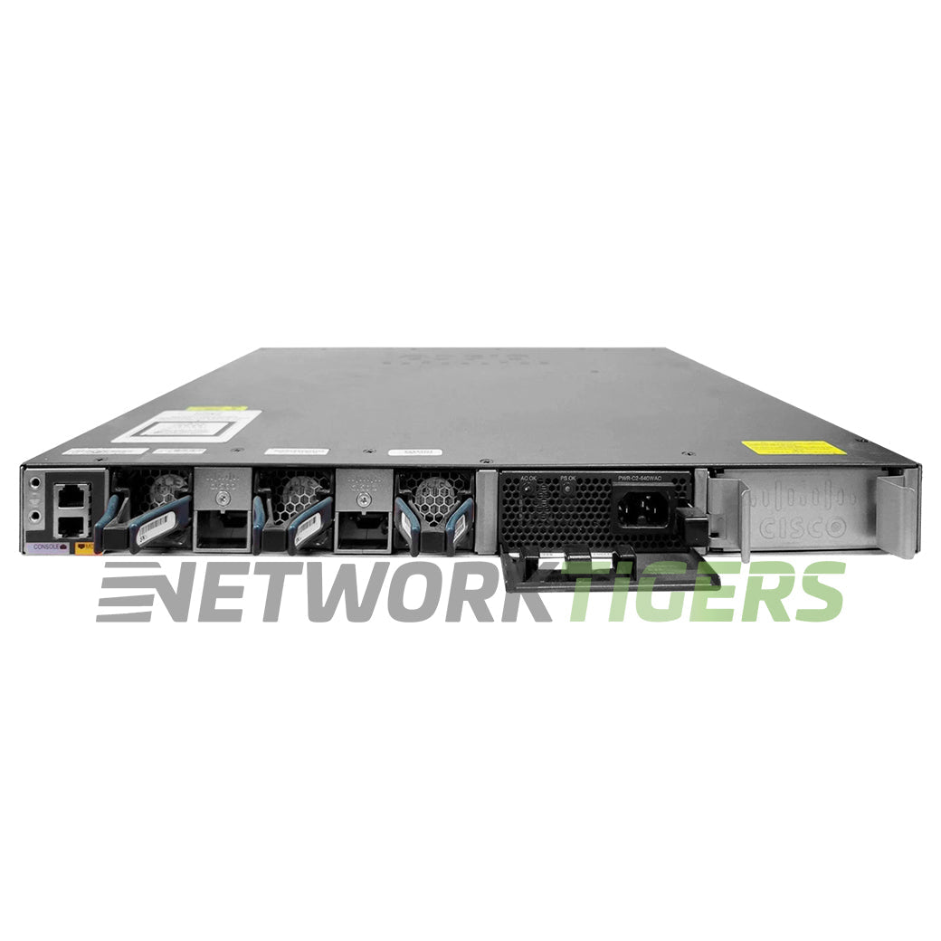 Cisco WS-C3650-48PQ-S 48x 1GB PoE+ RJ45 4x 10GB SFP+ Switch