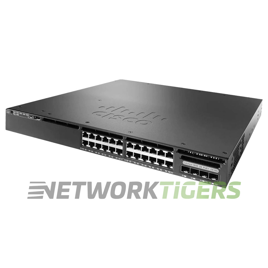 Cisco WS-C3650-8X24PD-E 24x MultiGB RJ45 2x 10GB SFP+ Switch