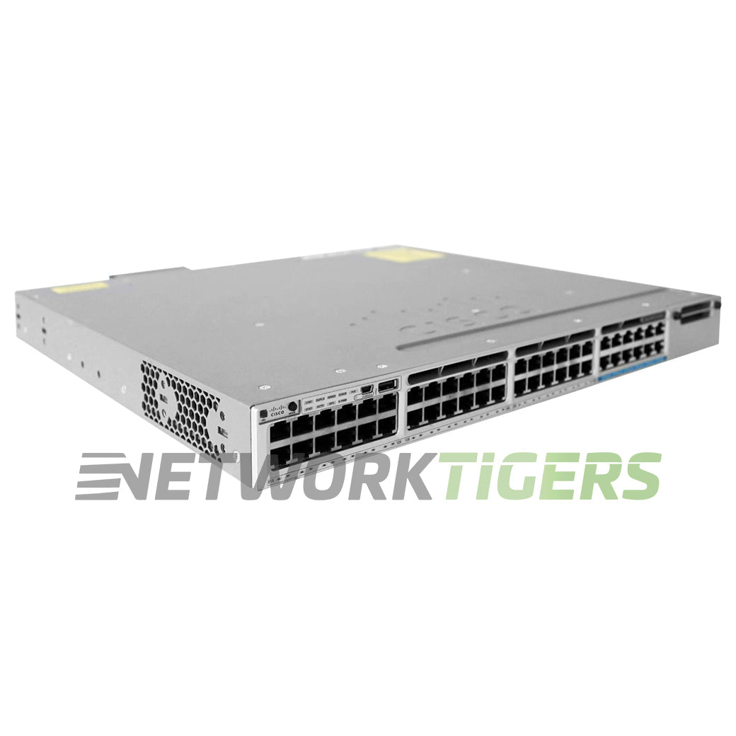 NEW Cisco WS-C3850-12X48U-S 48x (12x MultiGB) UPoE RJ45 1x Mod Slot Switch
