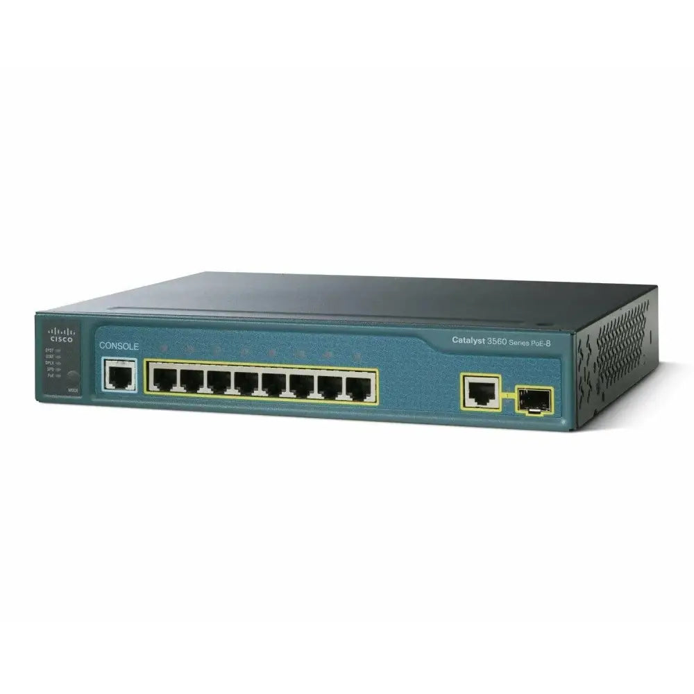 Cisco WS-C3560-8PC-S Catalyst 3560 8-Port 10/100 PoE Compact Switch - Refurbished