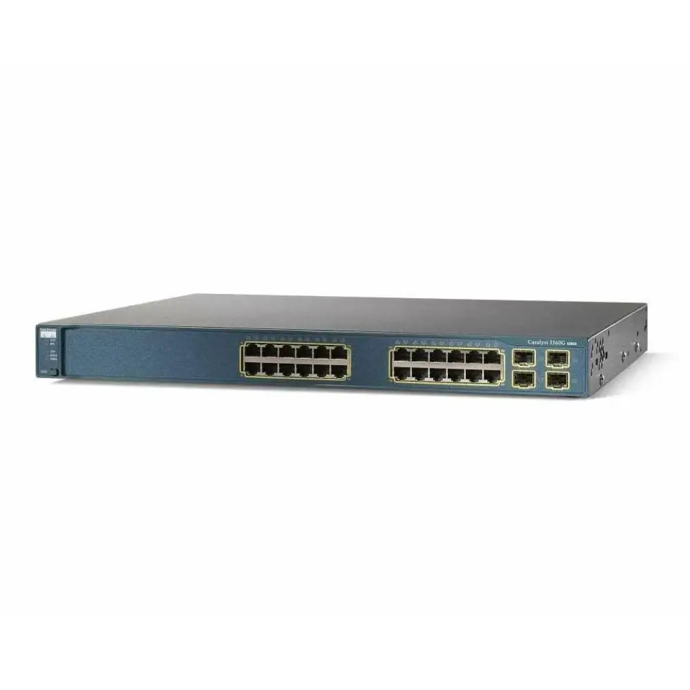 Cisco Catalyst 3560G 24-Port Gigabit Ethernet Switch WS-C3560G-24TS-S 4 SFP - Refurbished
