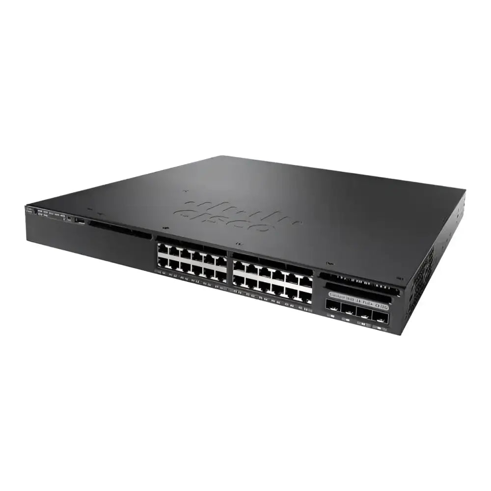 Cisco Catalyst 3650 24-Port PoE+ Switch WS-C3650-24PS-L 4x1G SFP LAN Base - Refurbished