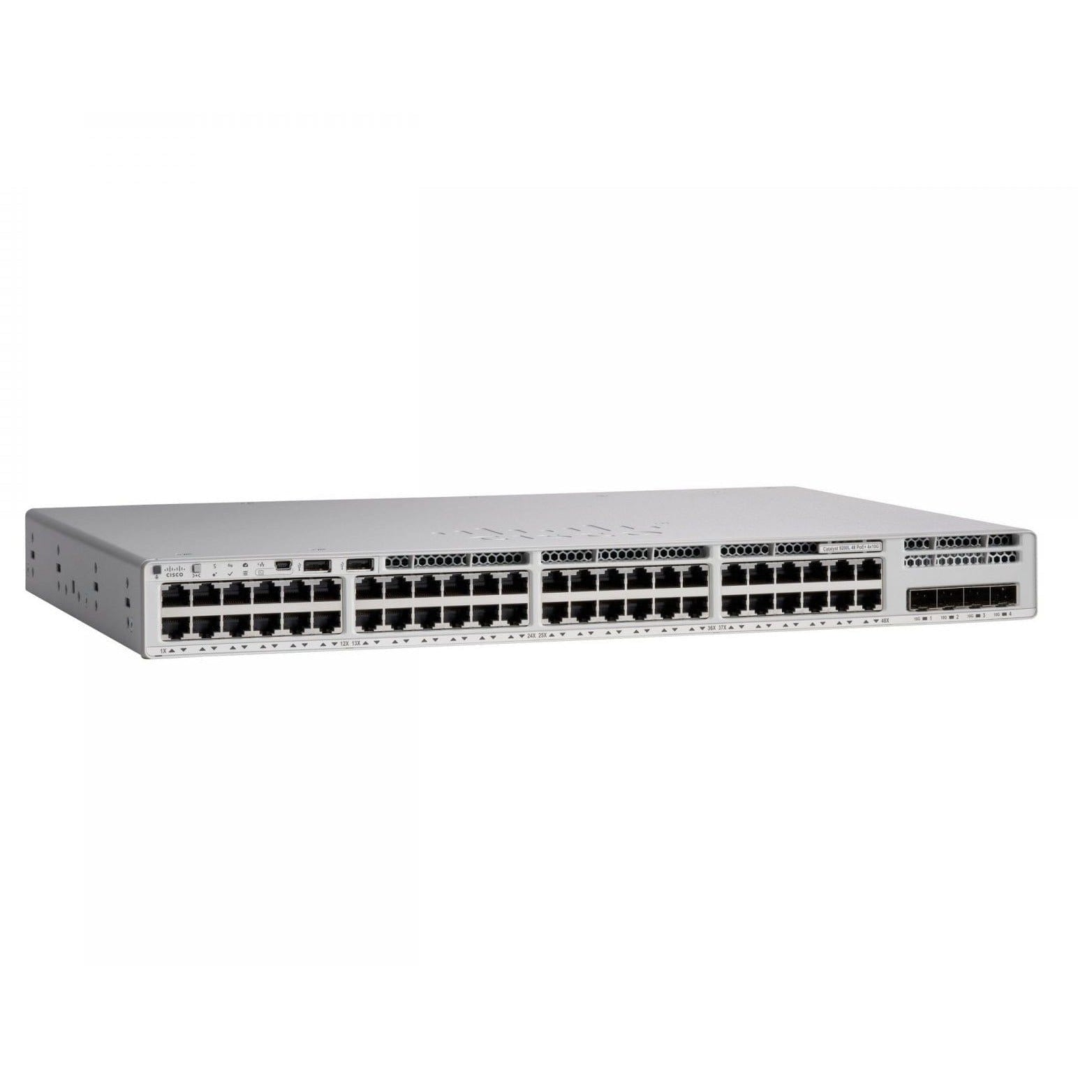 C9300-48T-A - Cisco Catalyst 9300 switch with 48-ports, 1GE downlinks, modular uplinks, data only, Network Advantage