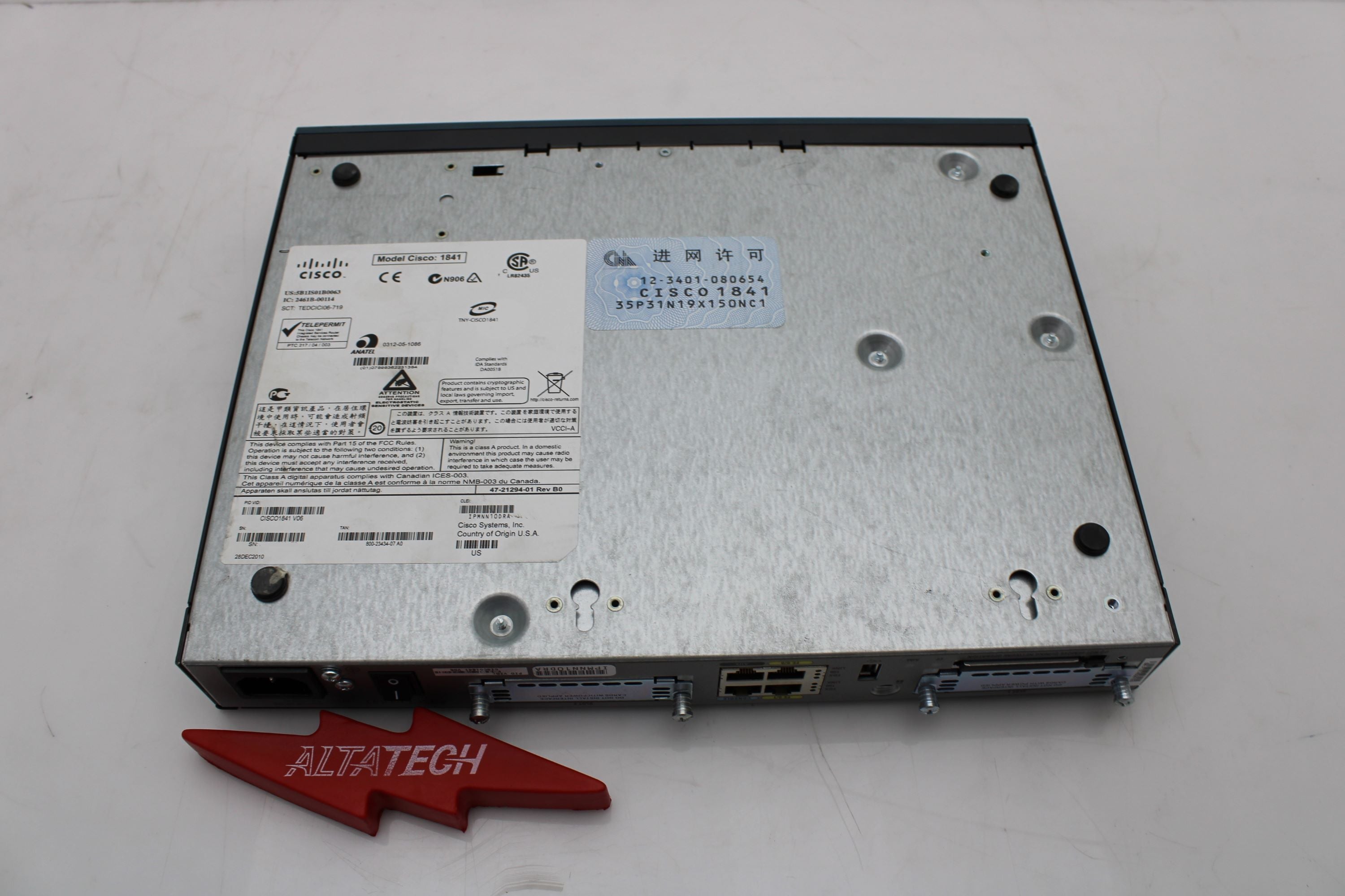 Cisco CISCO1841 Cisco 1841 Router (Modular)
