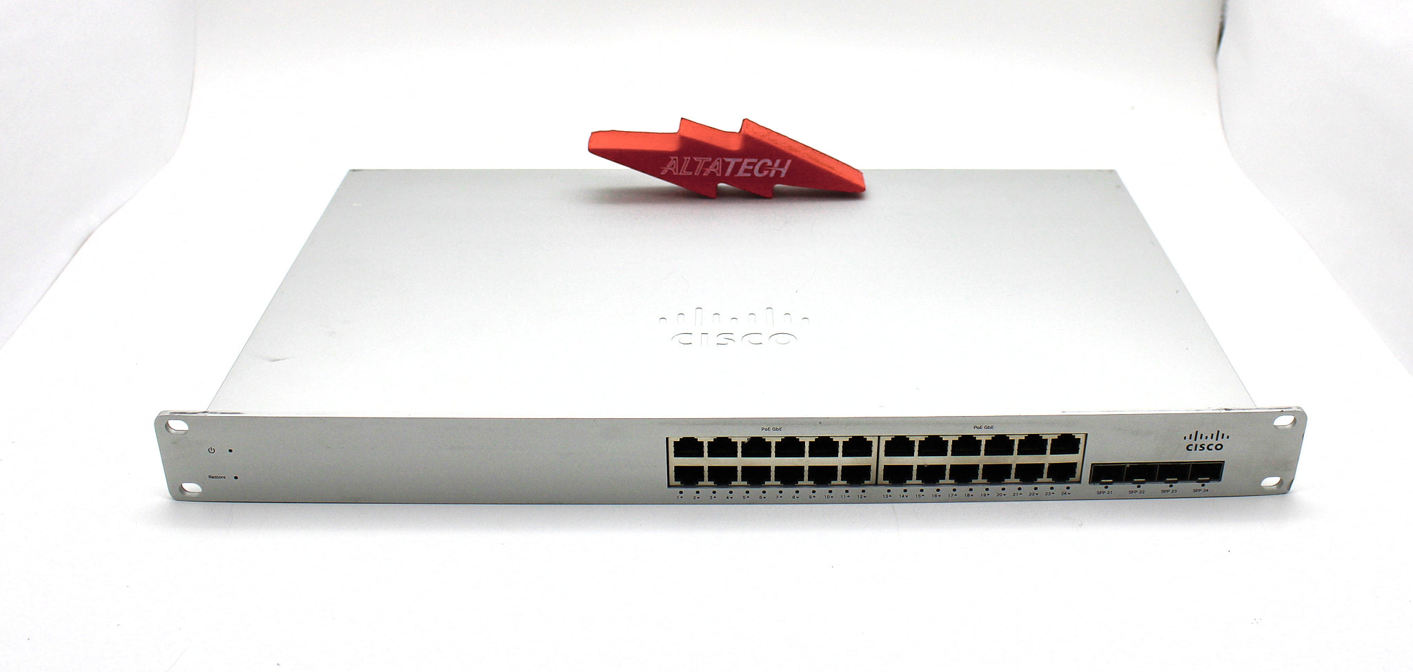 Cisco MS220-24P Meraki L2 Cloud Managed 24 Port PoE Switch
